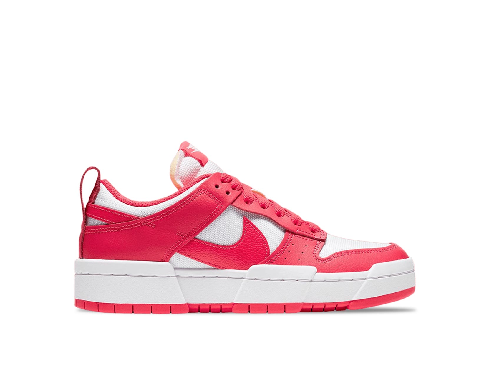 Nike Dunk Low Disrupt Siren Red White Womens | CK6654-601 | Laced