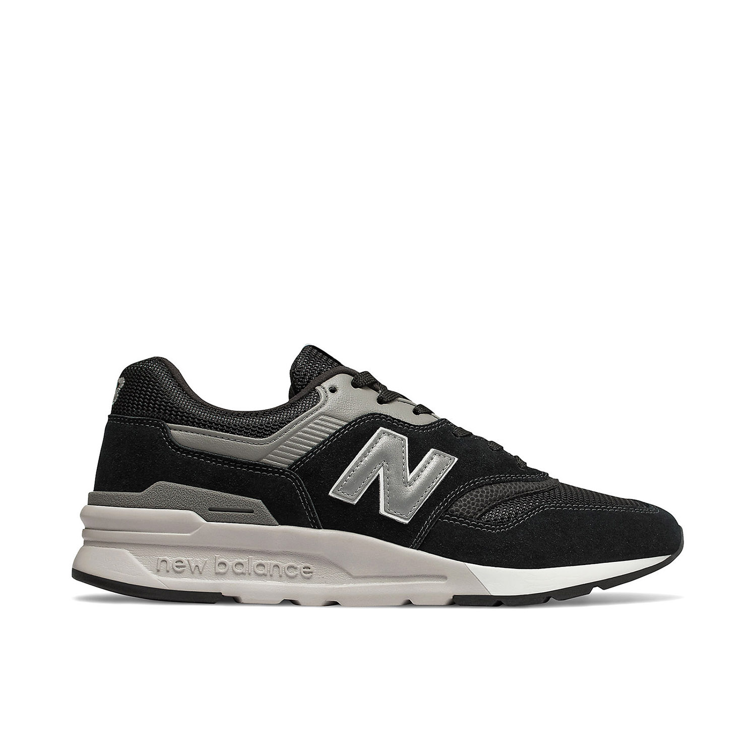 New Balance 997 Black Grey Silver | CM997HCC | Laced