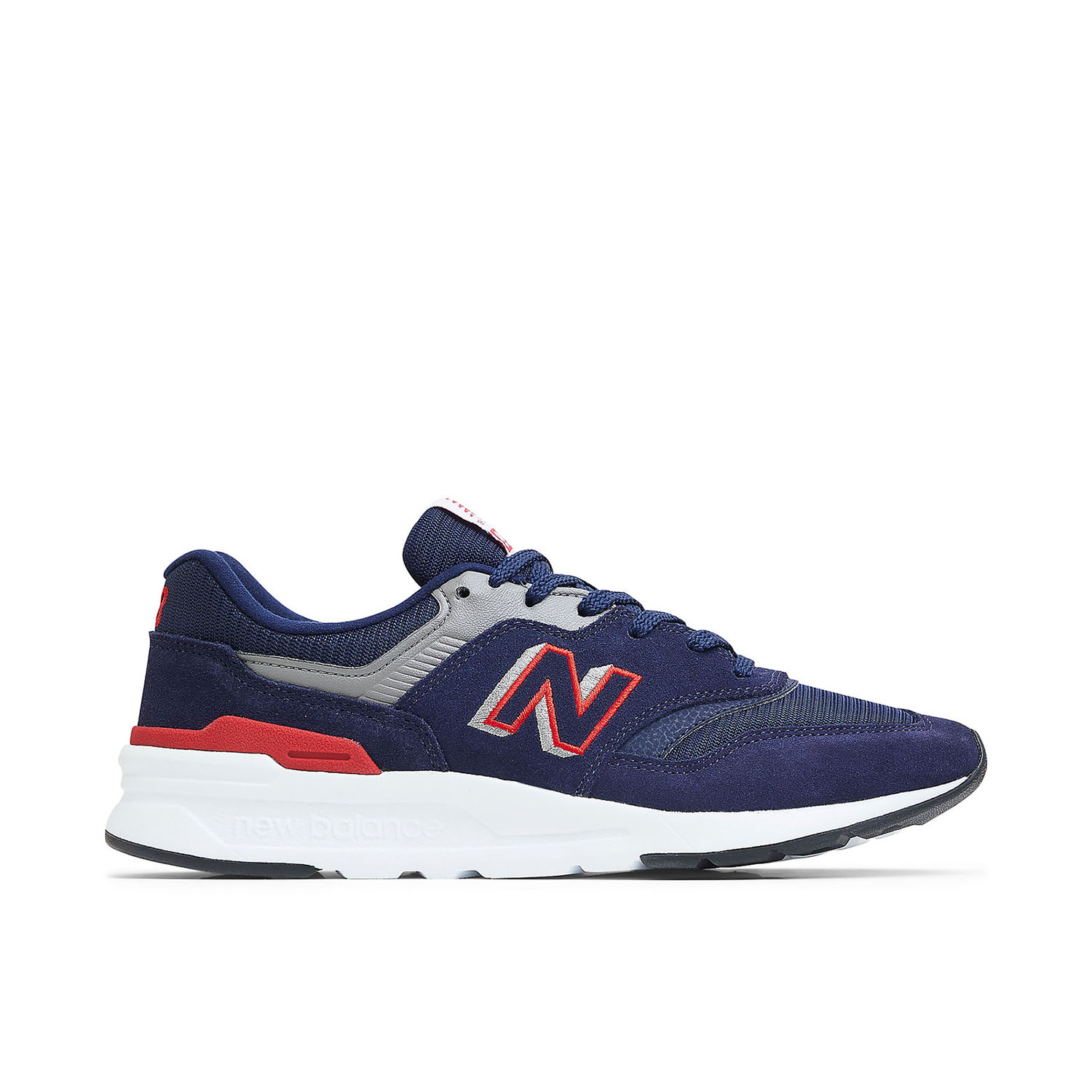 New balance 997 hot sale navy red