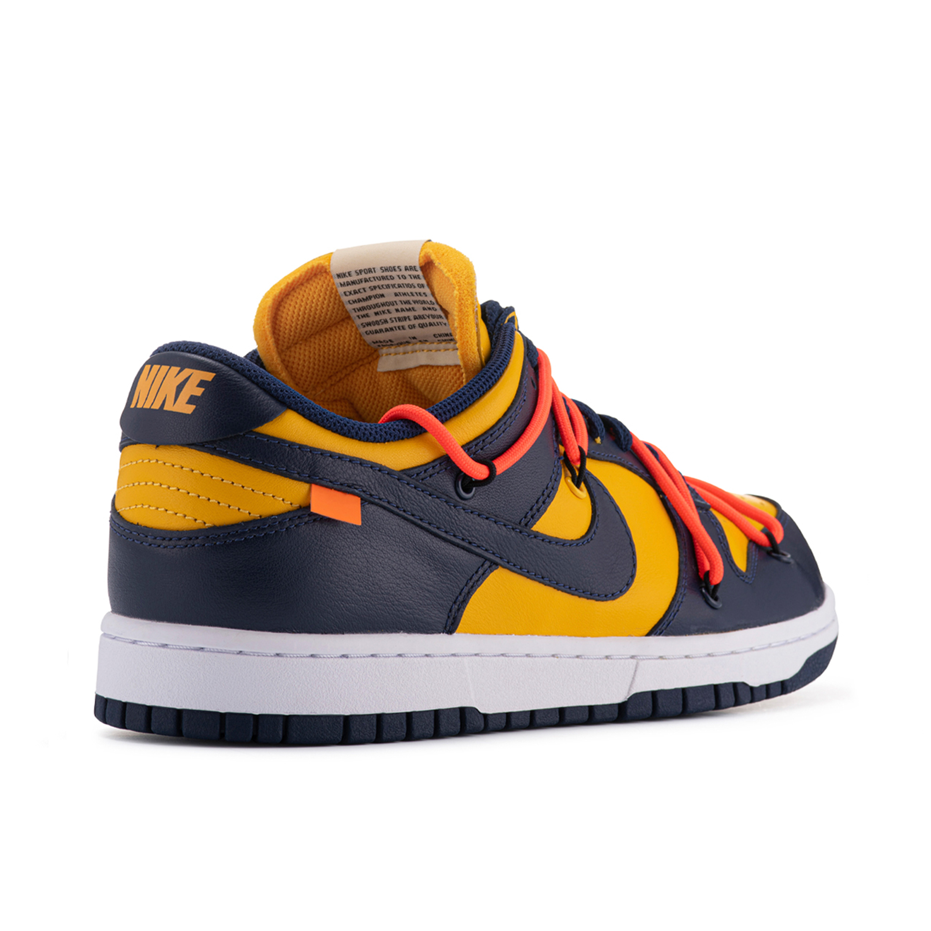 Off-White x Nike SB Dunk Low University Gold