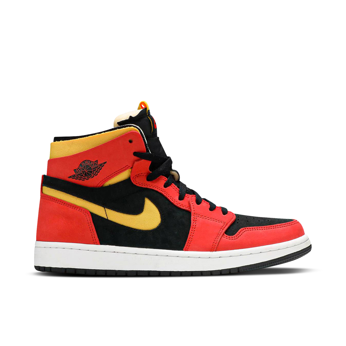 Air Jordan 1 High Zoom Air CMFT Black Red CT0978006 Laced