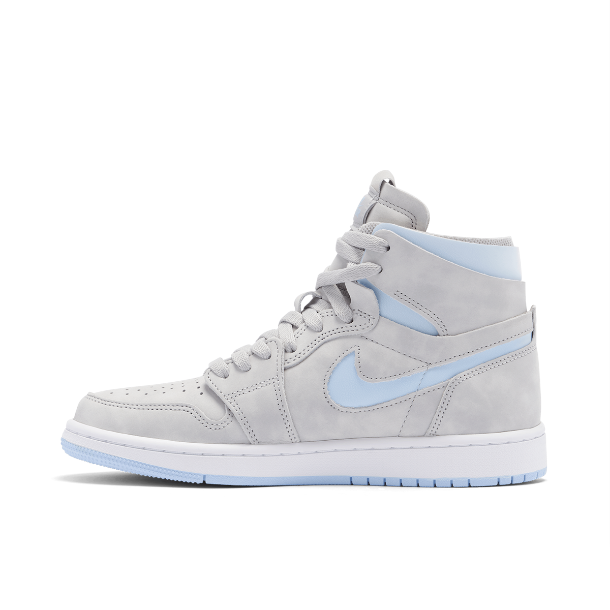 Air Jordan 1 High Zoom CMFT Cool Grey Light Blue Womens CT0979