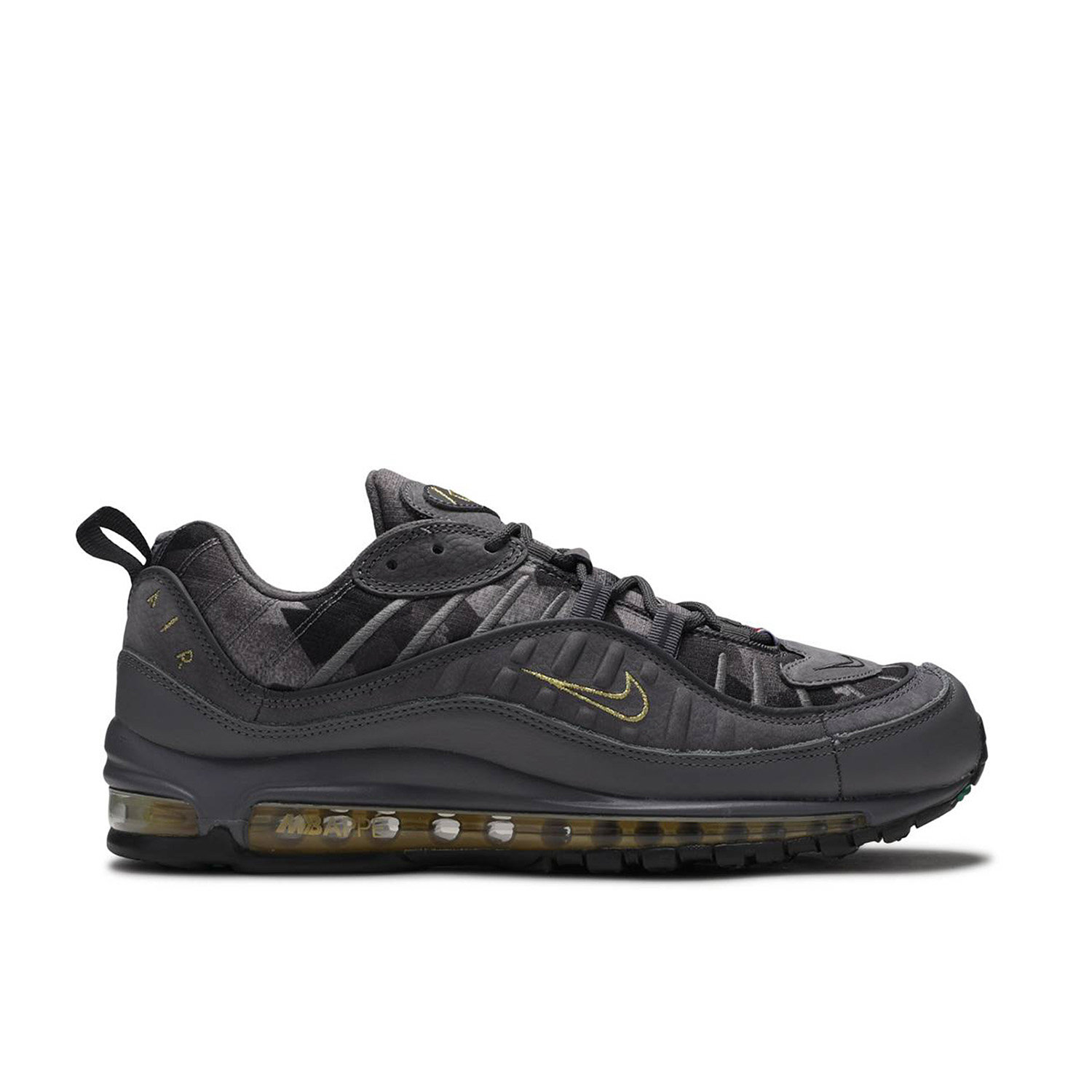 Air max 98 store black and gold