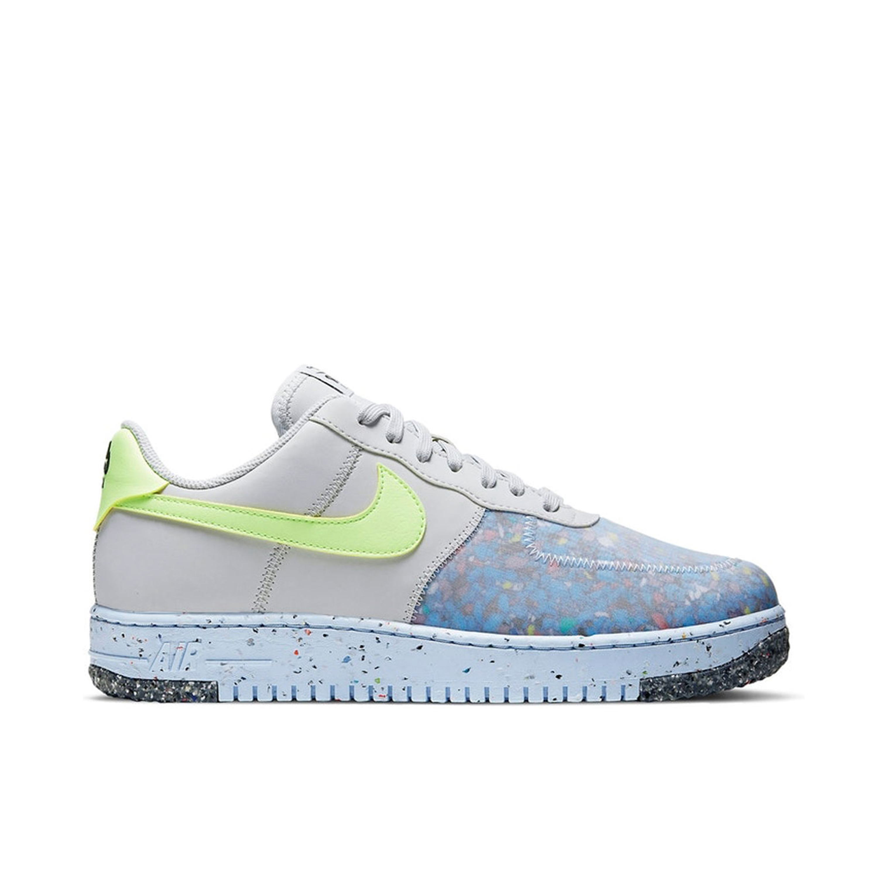 Nike Air Force 1 Crater Foam Barely Volt CT1986 001 Laced