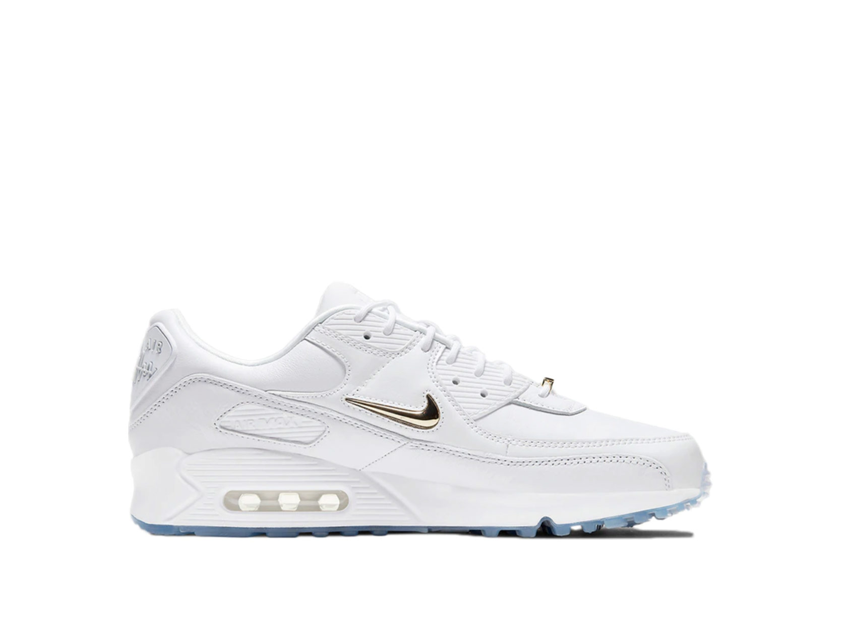 Nike air max 720 sneakers wit/goud vind je in Sneakerstad