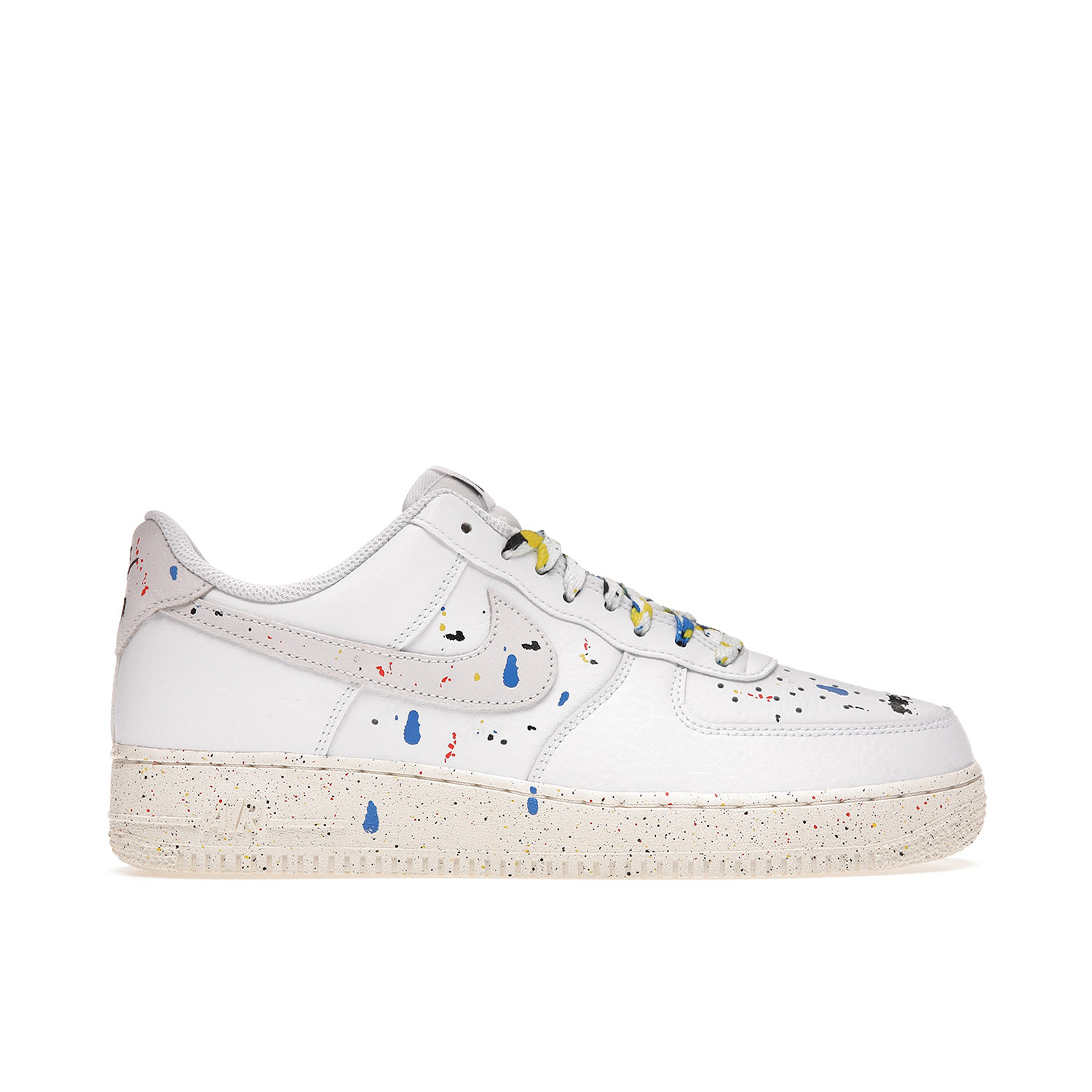 Air force 1 white hotsell paint splatter