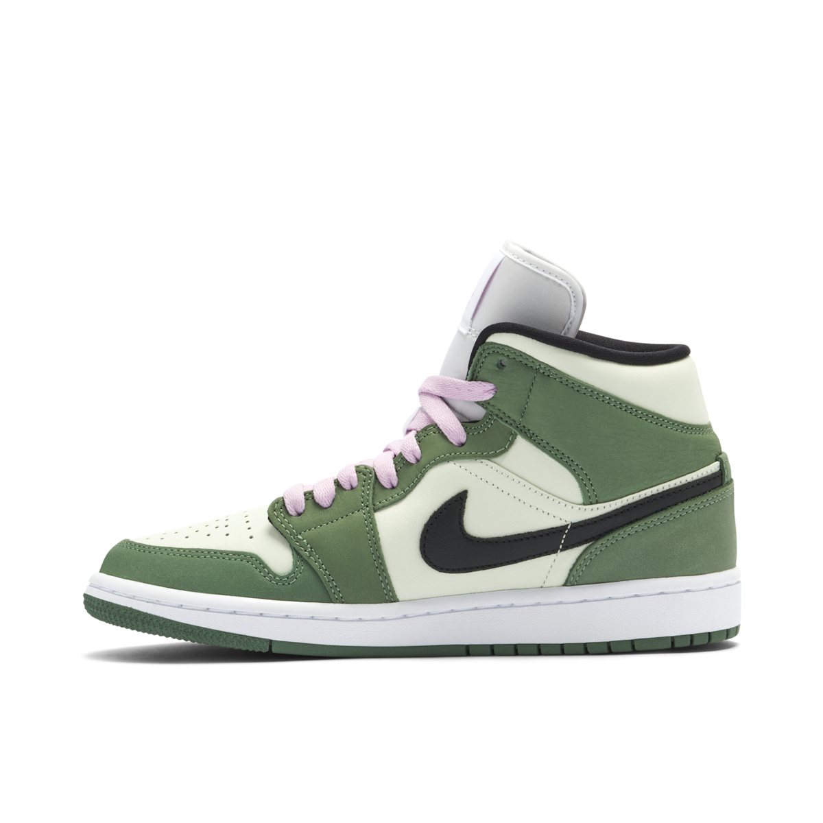 Jordan 1 pink sales green