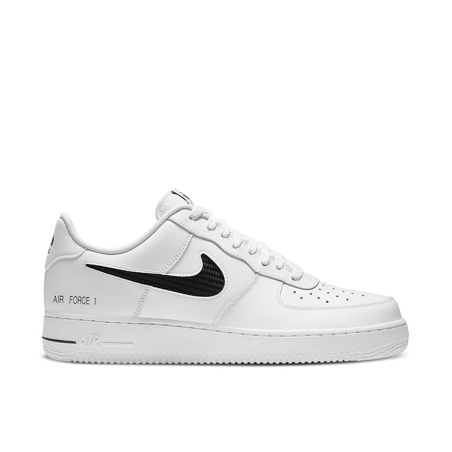 Nike Air Force 1 07 LV 8 Cut Out Swoosh White | CZ7377-100 | Laced