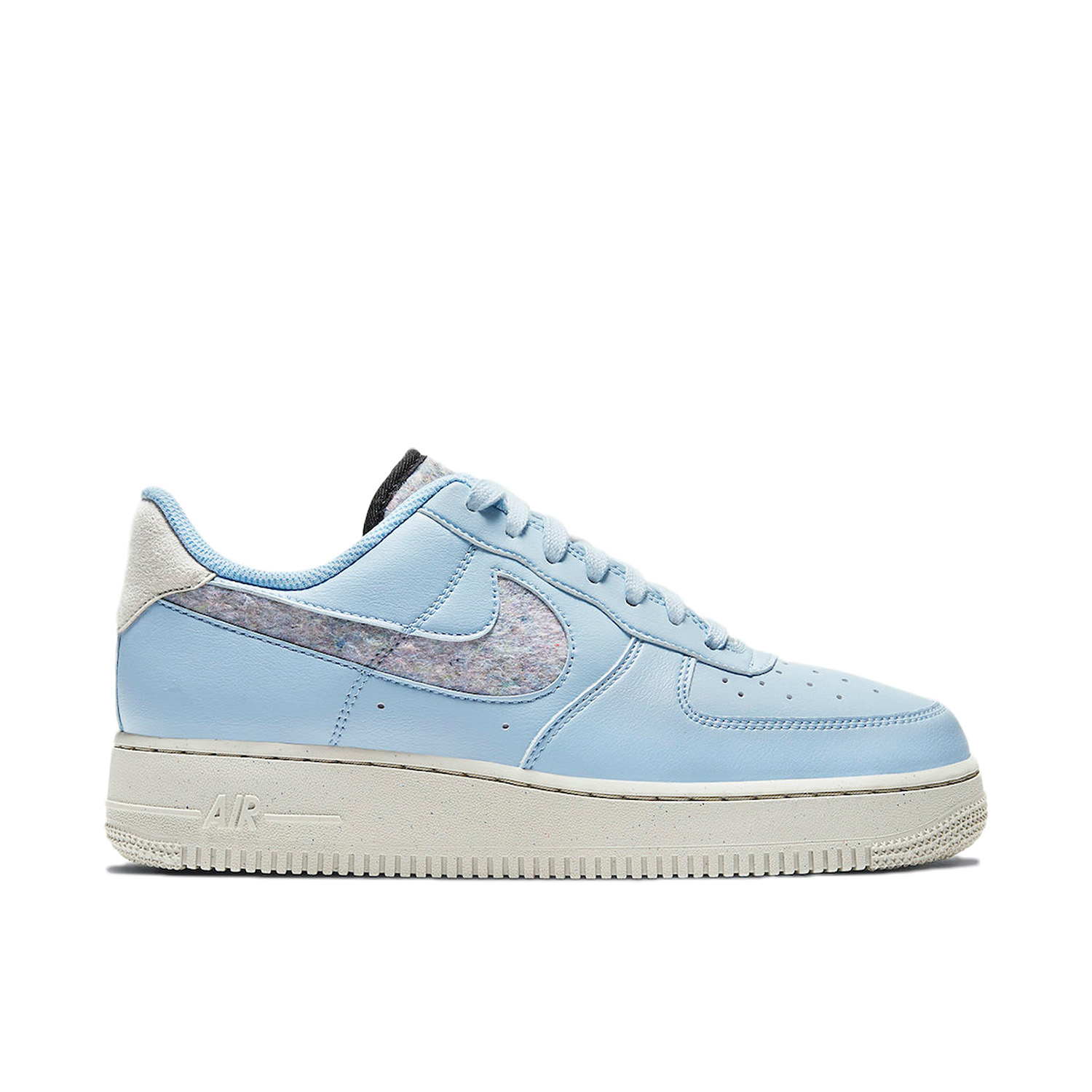 Nike Air Force 1 07 Low Recycled Wool Light Blue Womens | DA6682-400 ...