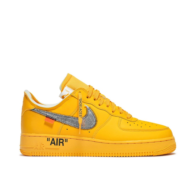 LV Nike Air Force 1 F&F Yellow Size 10