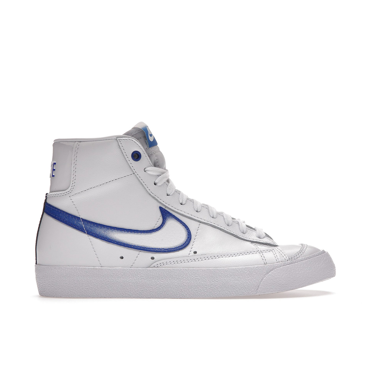 Nike Blazer Mid Airbrush White Royal Womens | DD9685-100 | Laced