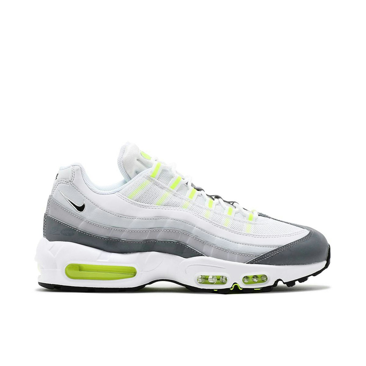 White and neon nike shoes Clearance