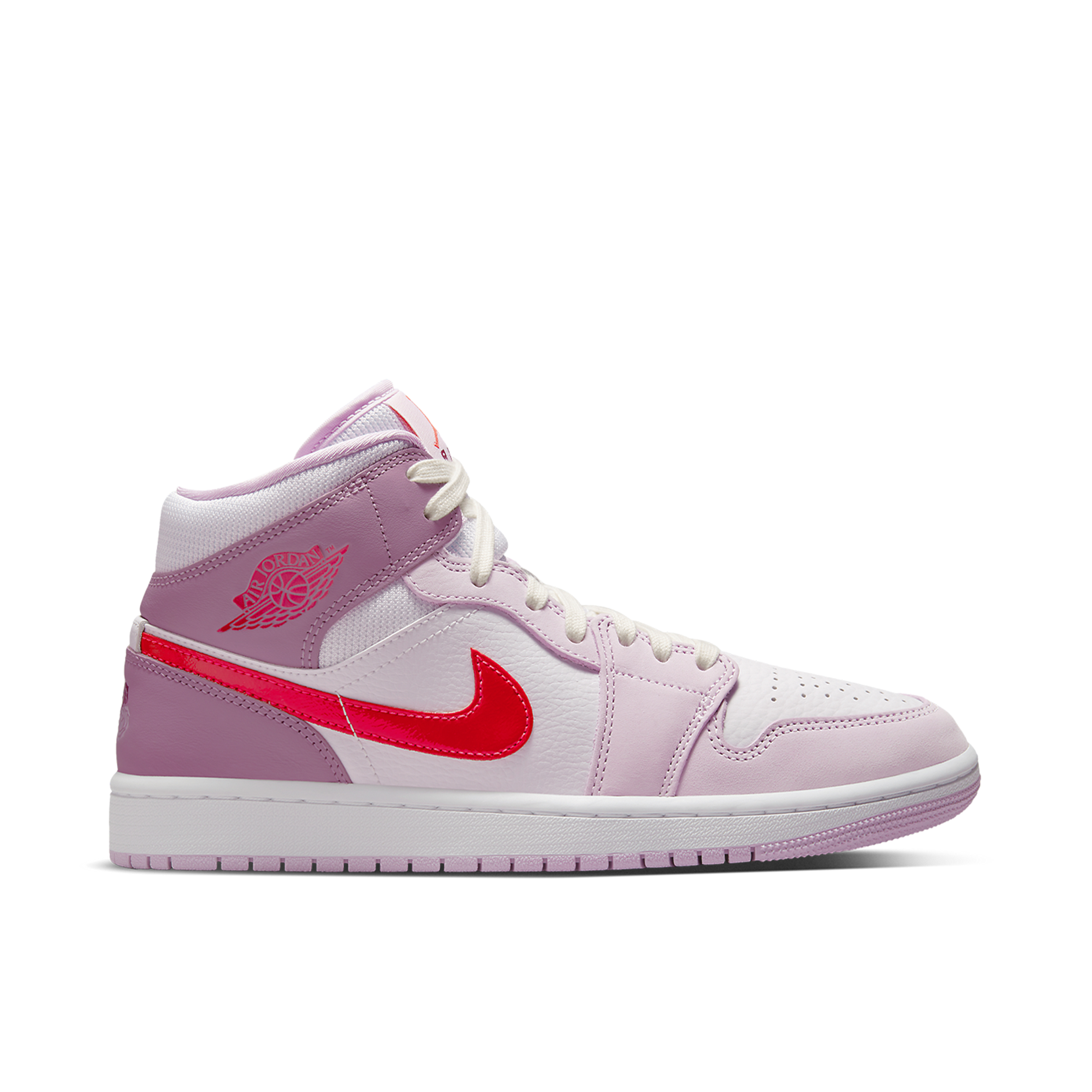 Air Jordan 1 Mid Valentine's Day 2022 Womens DR0174500 Laced