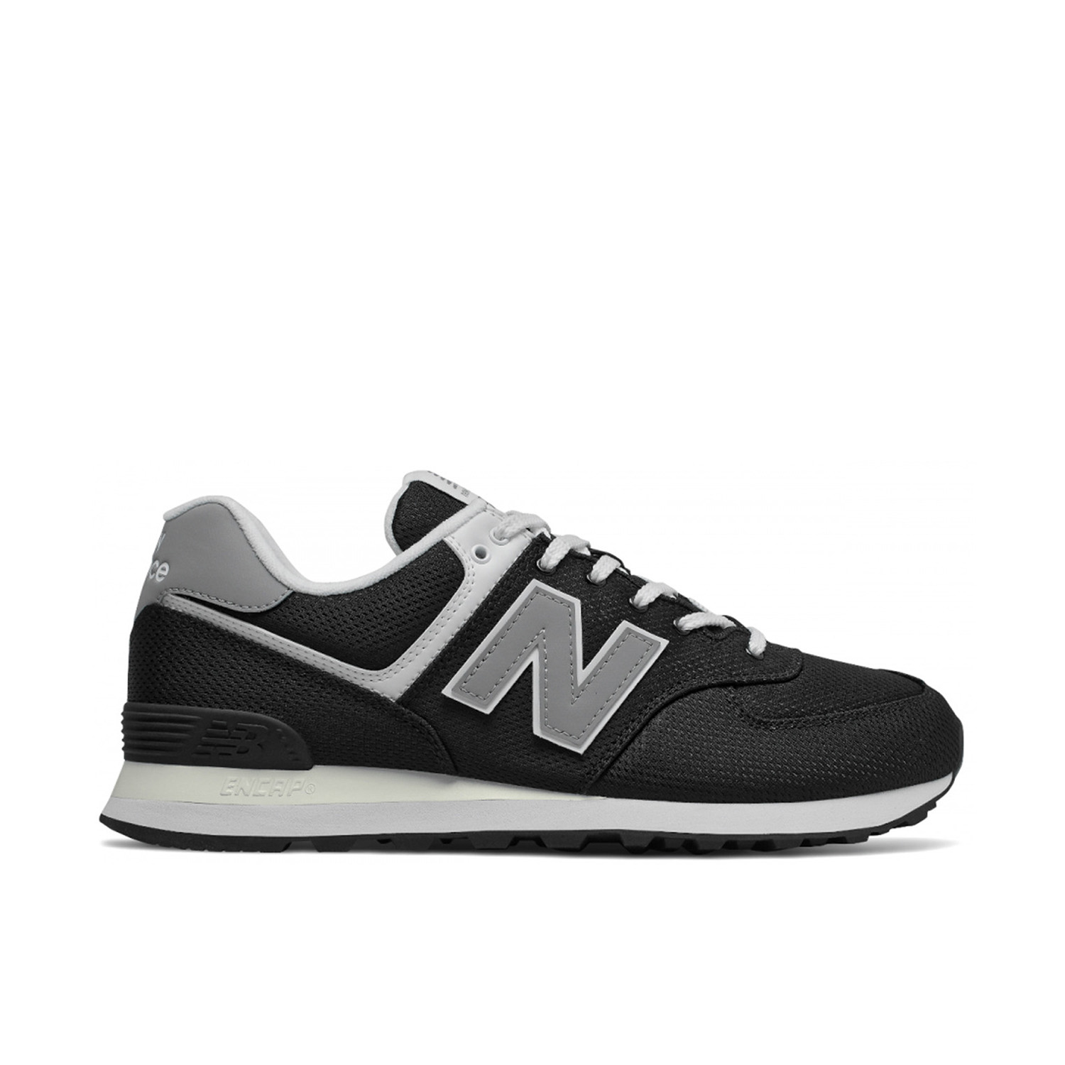 New Balance 574 Summer Mesh Black Grey | ML574SCI | Laced