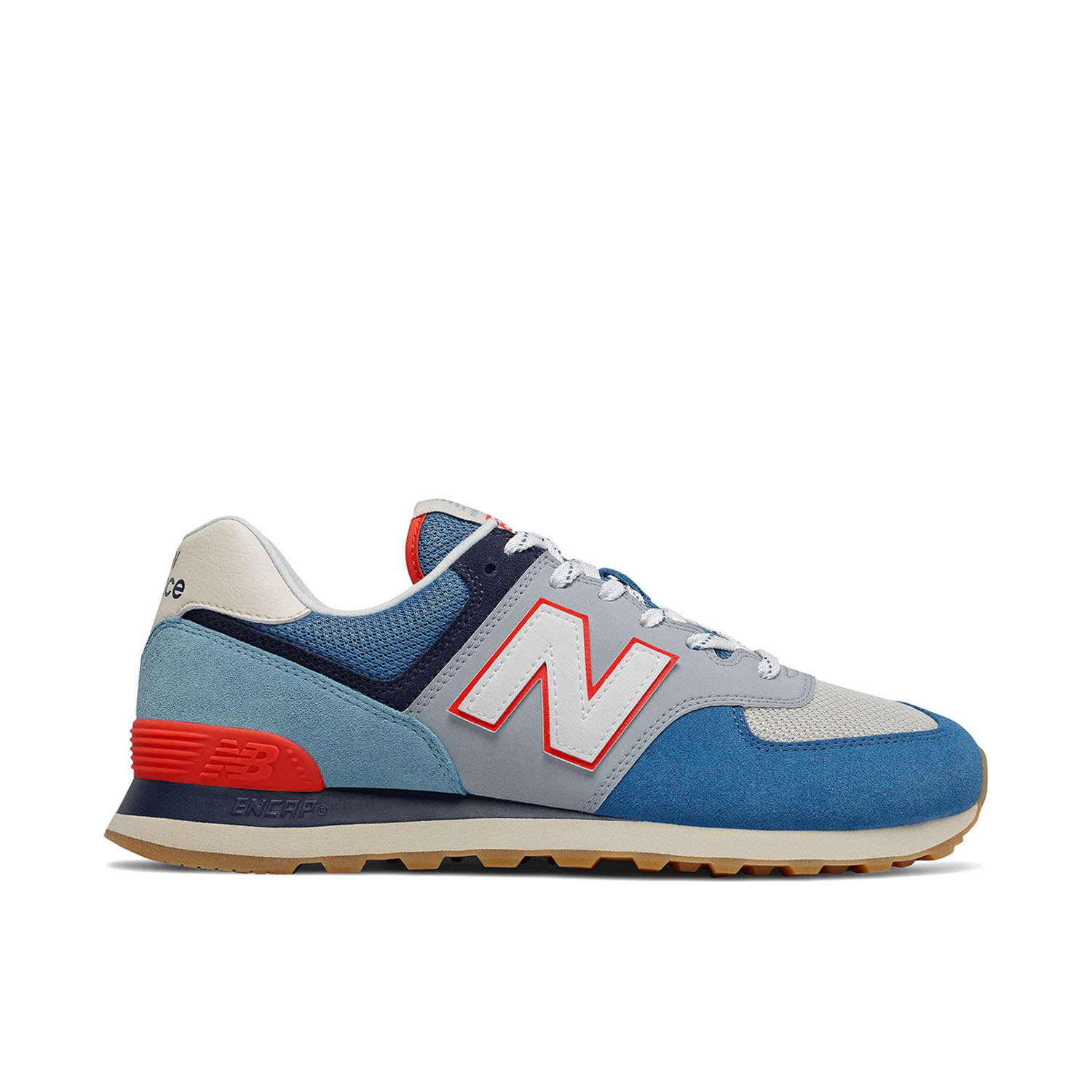 New Balance 574 Blue Multi | ML574SOS | Laced