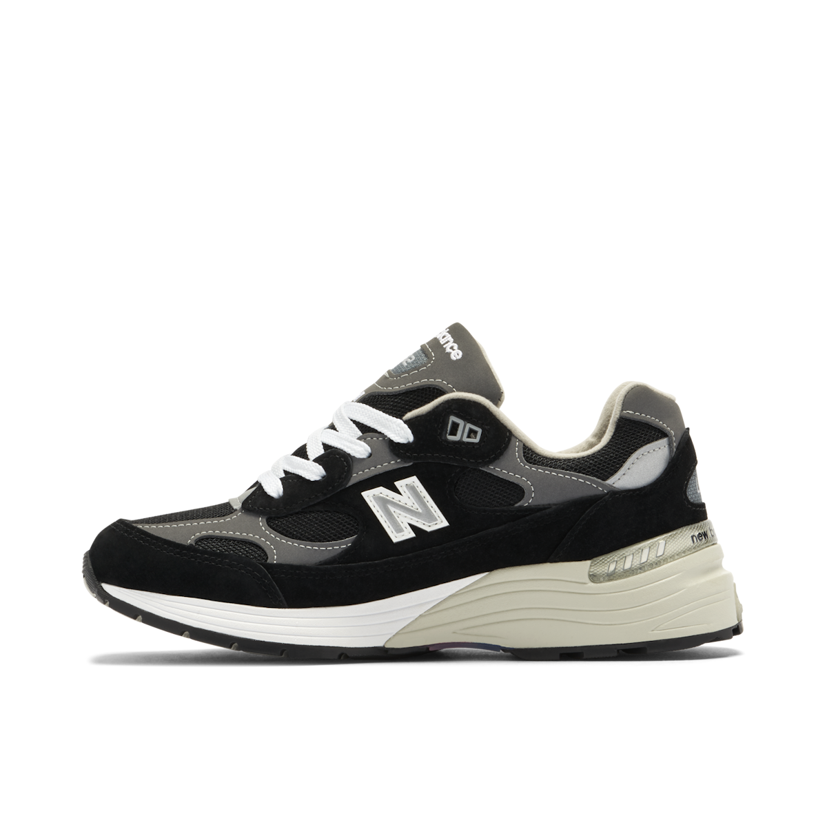 New Balance 992 Black Grey White M992EB Laced