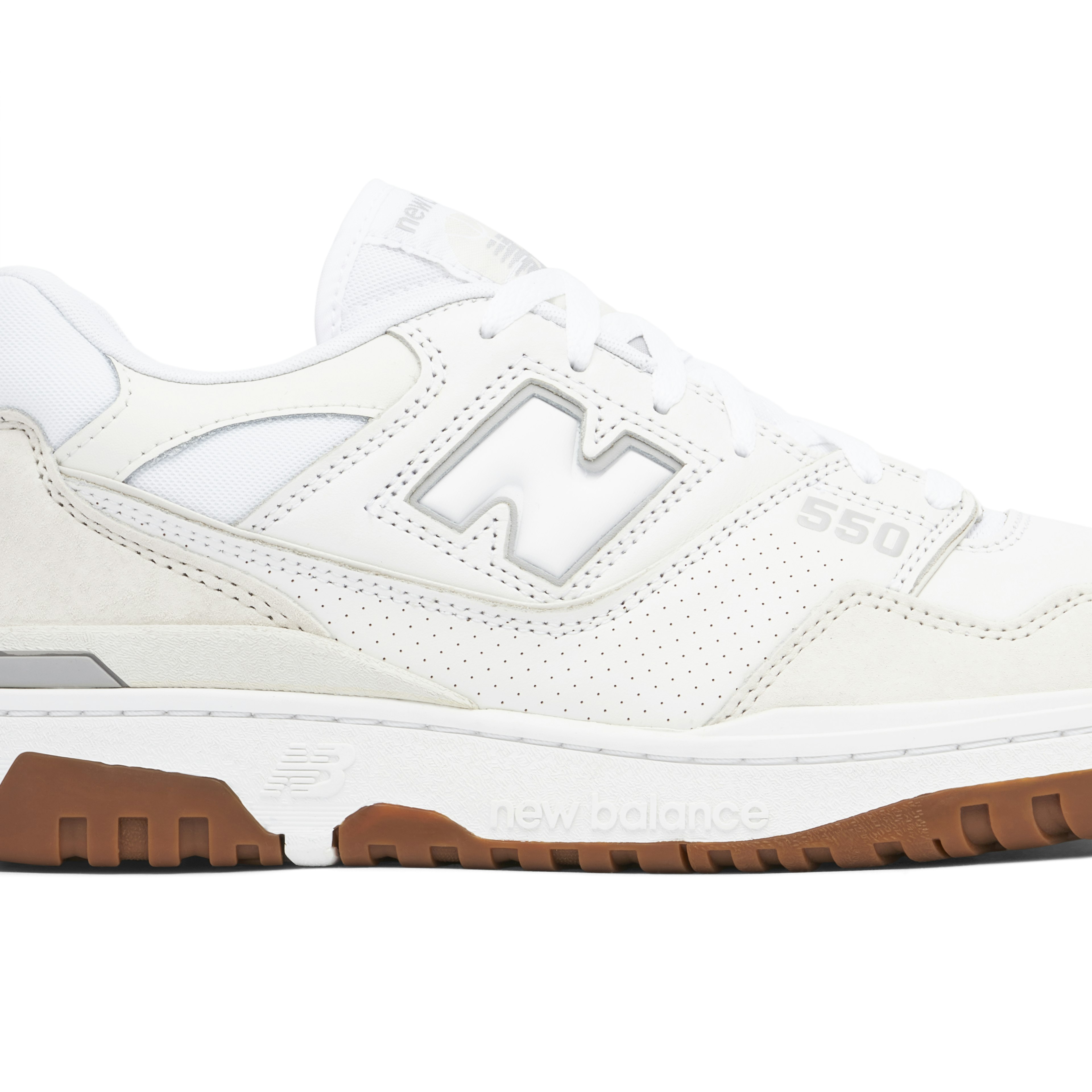 new balance bb550 white gum