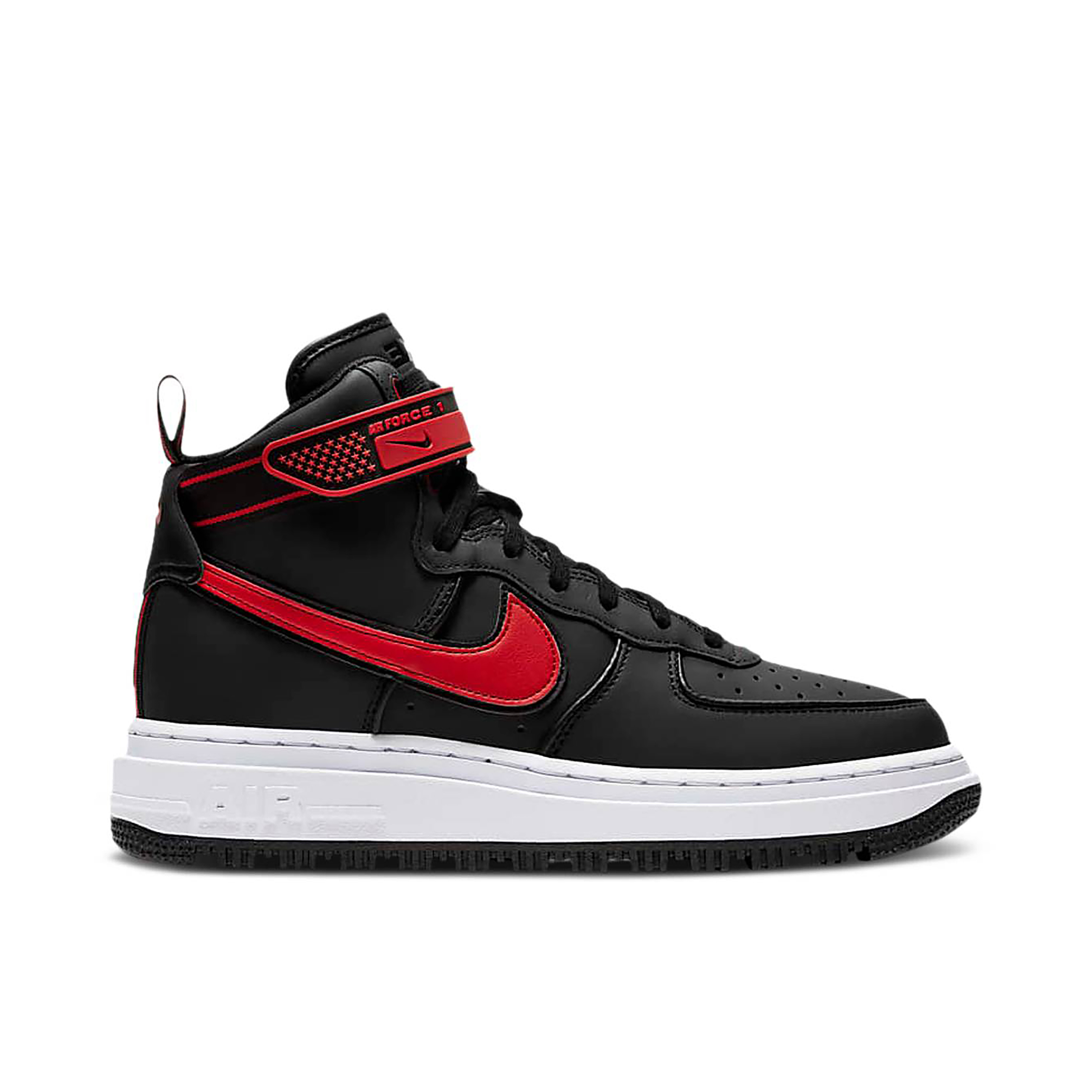 Nike Air Force 1 Boot Black University Red | DA0418-002 | Laced