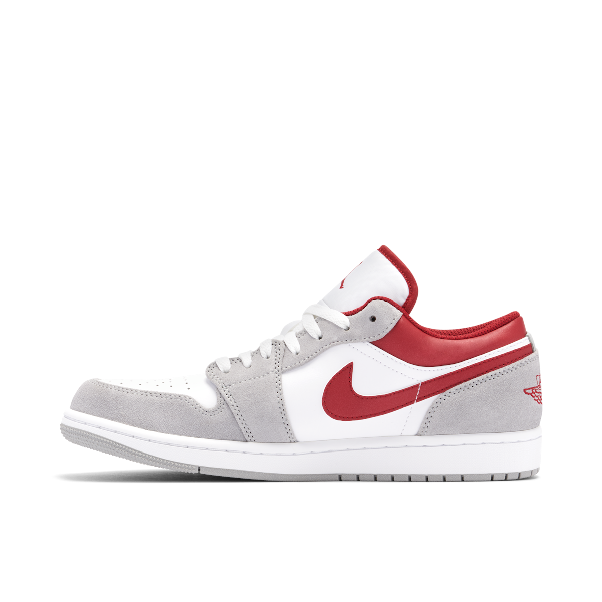 Grey 2025 red jordans