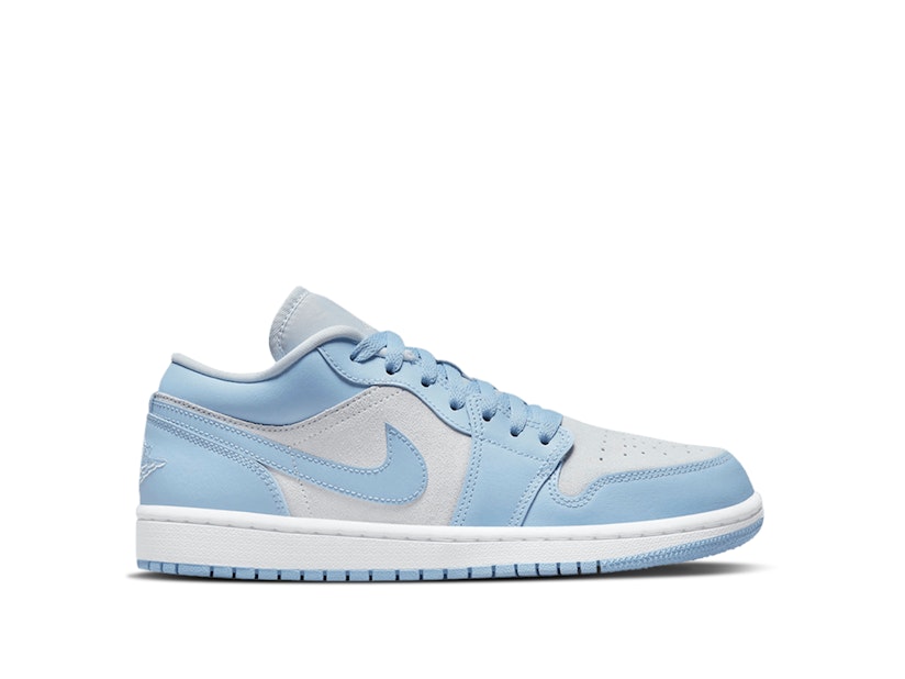 Air Jordan 1 Low University Blue Womens Dc0774 050 Laced