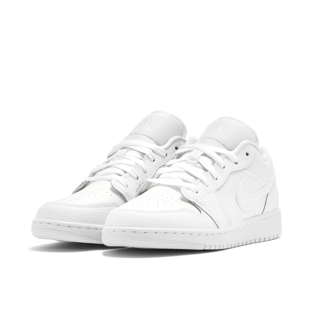 Low jordans all white Clearance