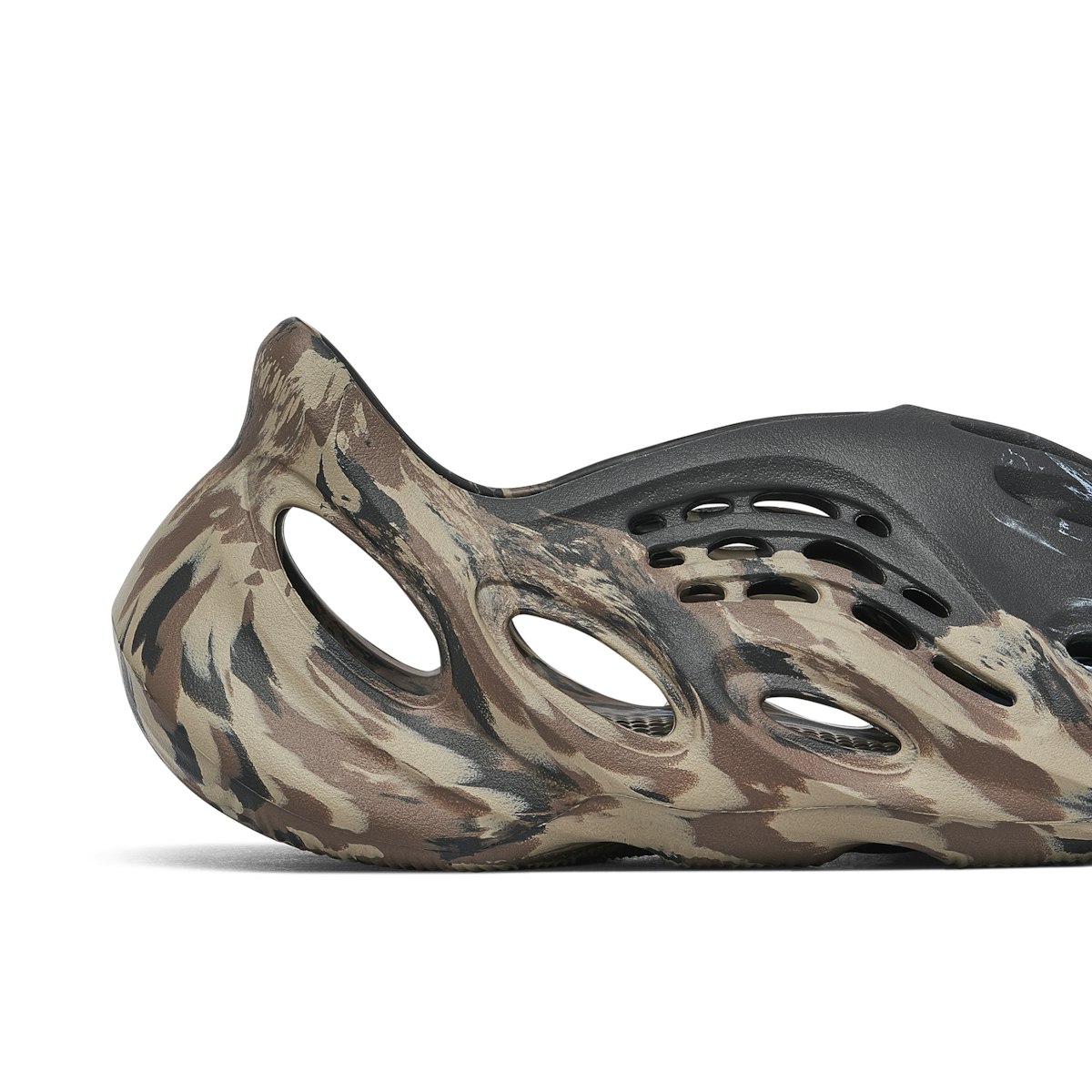 Yeezy Foam Runner MX Brown Blue ID4126 Laced