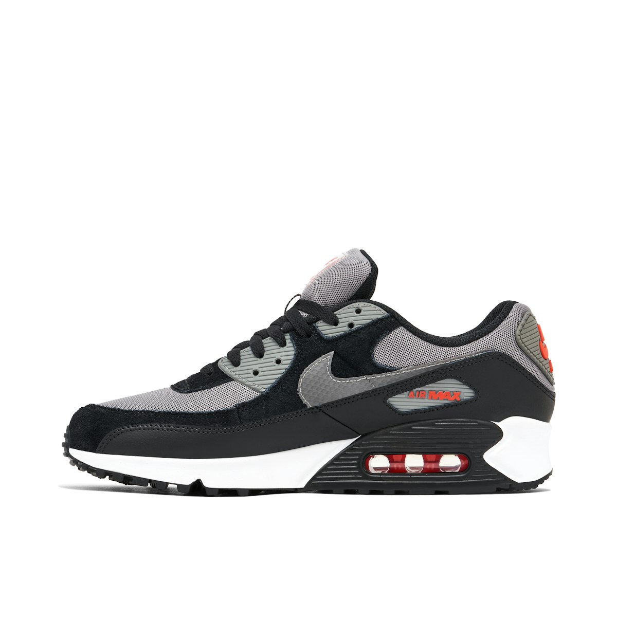 Nike Air Max 90 Black Pewter Red | FD0664-001 | Laced