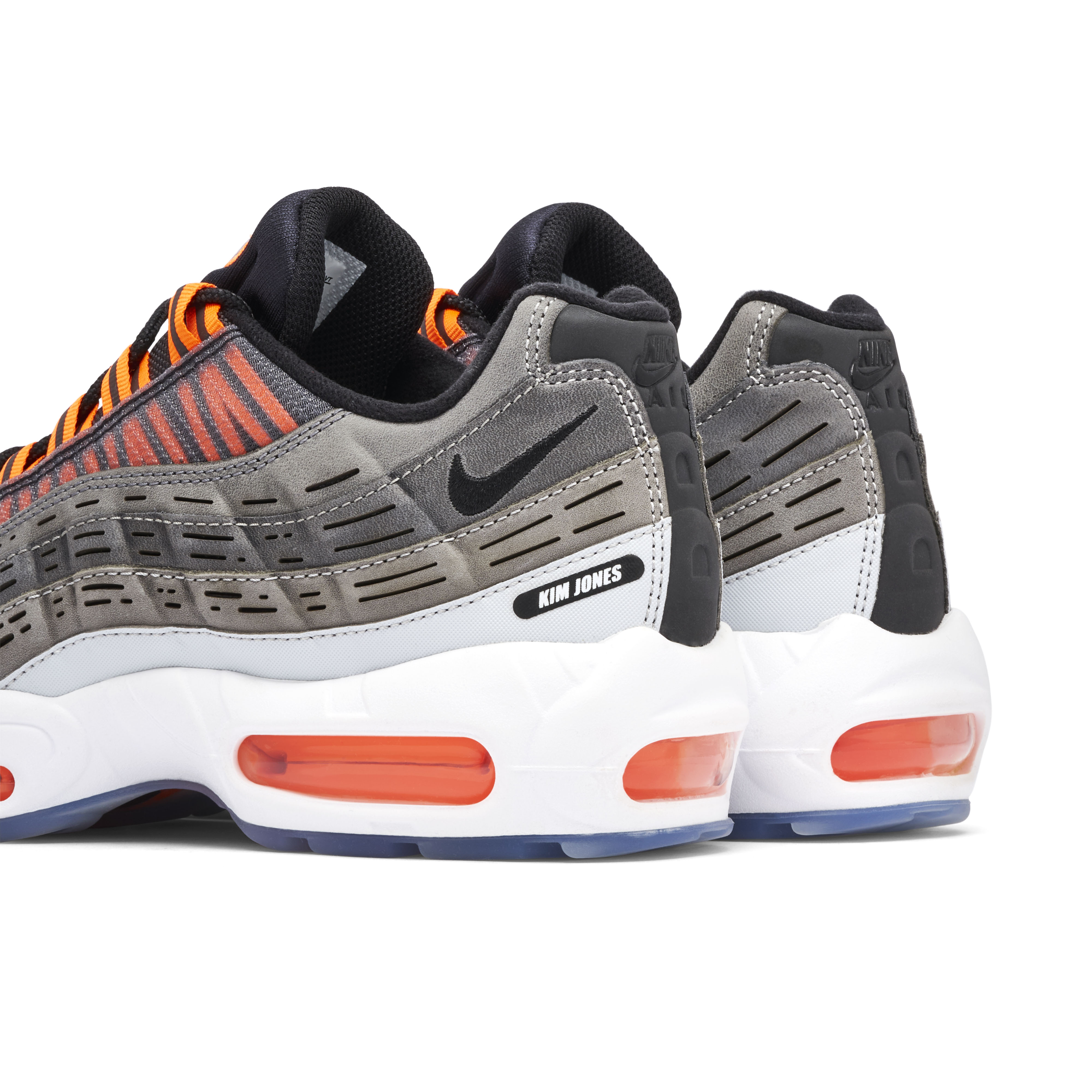 Nike air max 95 essential cool grey/total outlet orange-white