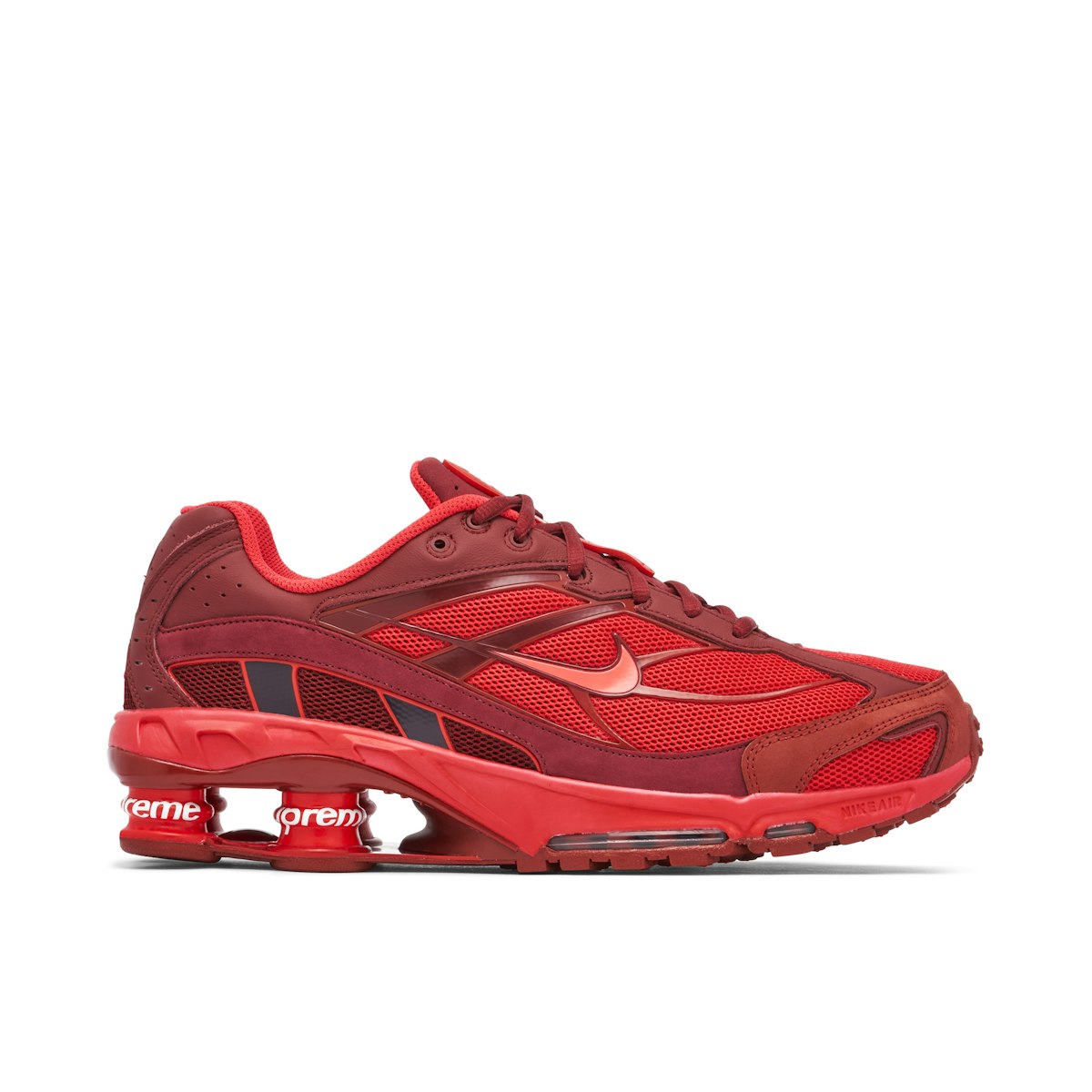 Red nike shox deliver Clearance