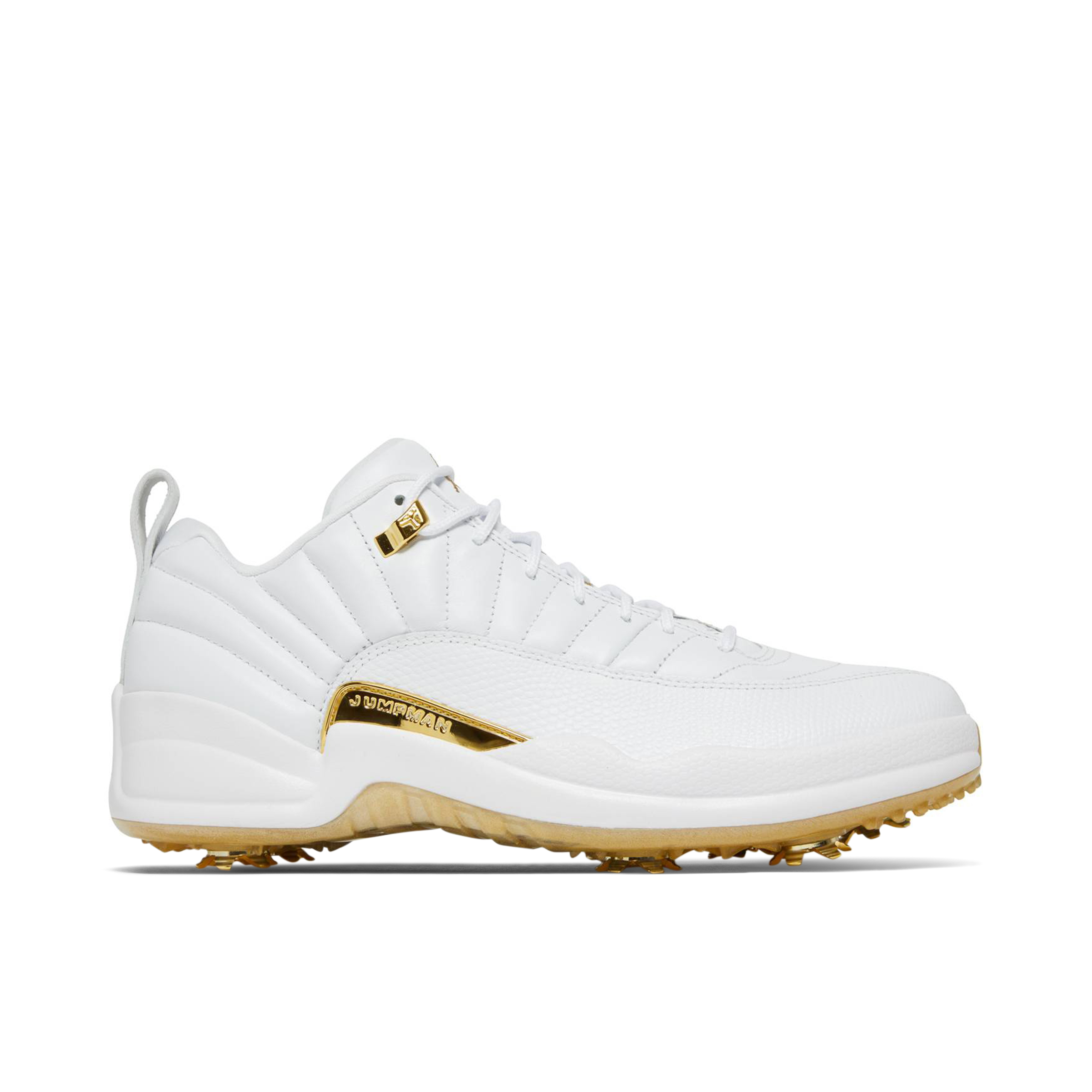 Retro 12 store white and gold