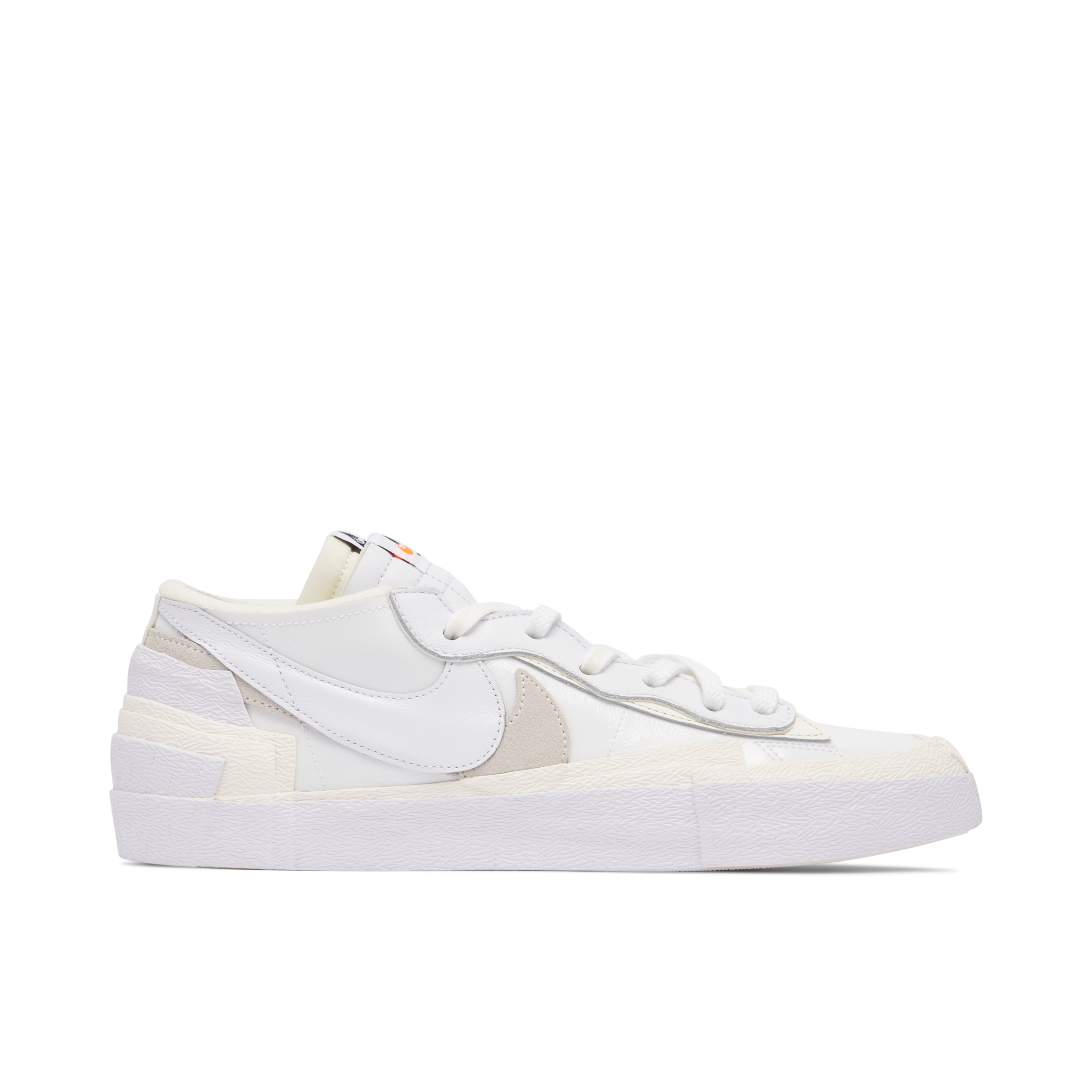 sacai x Nike Blazer Low White | DM6443-100 | Laced