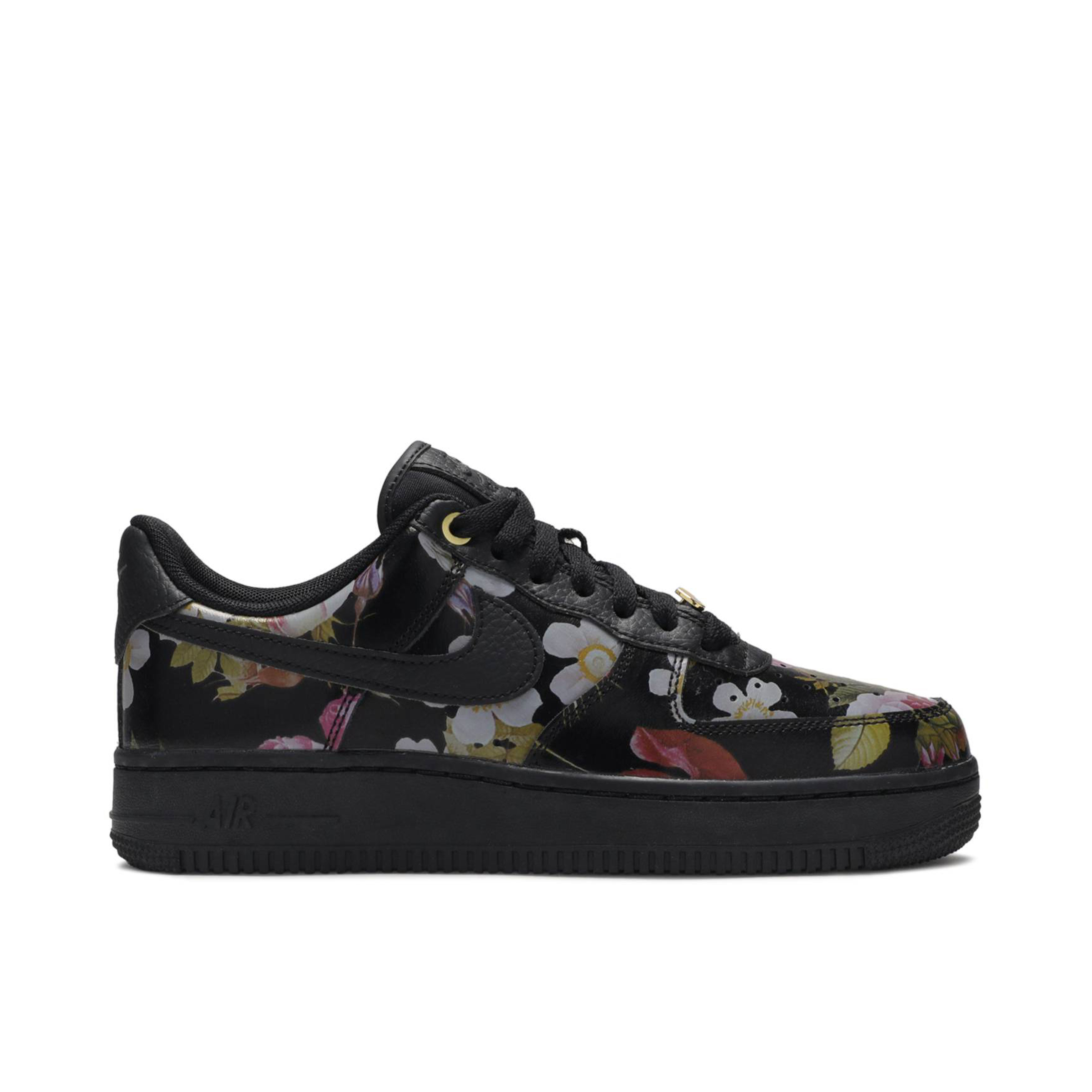 Nike Air Force 1 Low Black Floral Womens | AO1017-002 | Laced