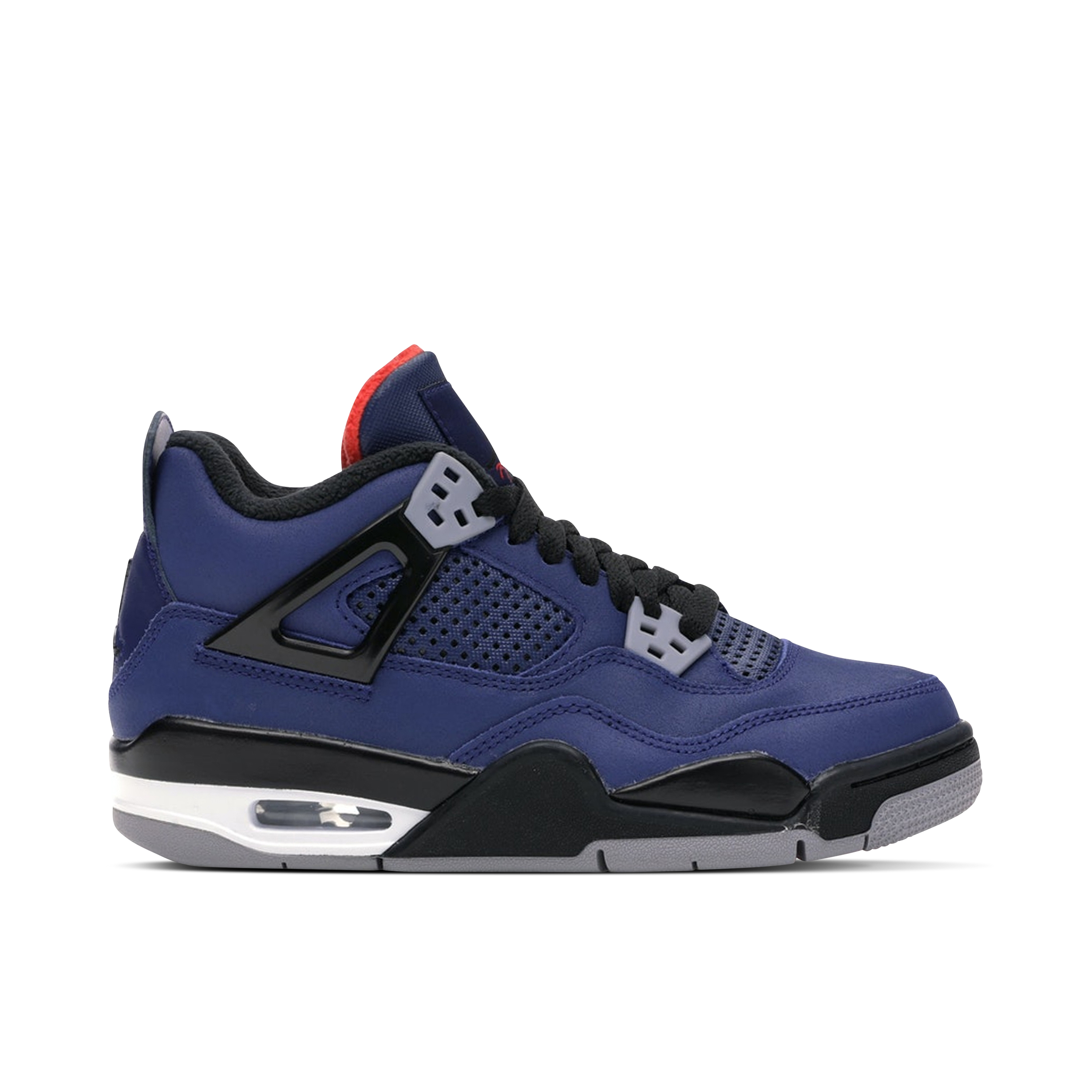 Blue and clearance black jordan 4