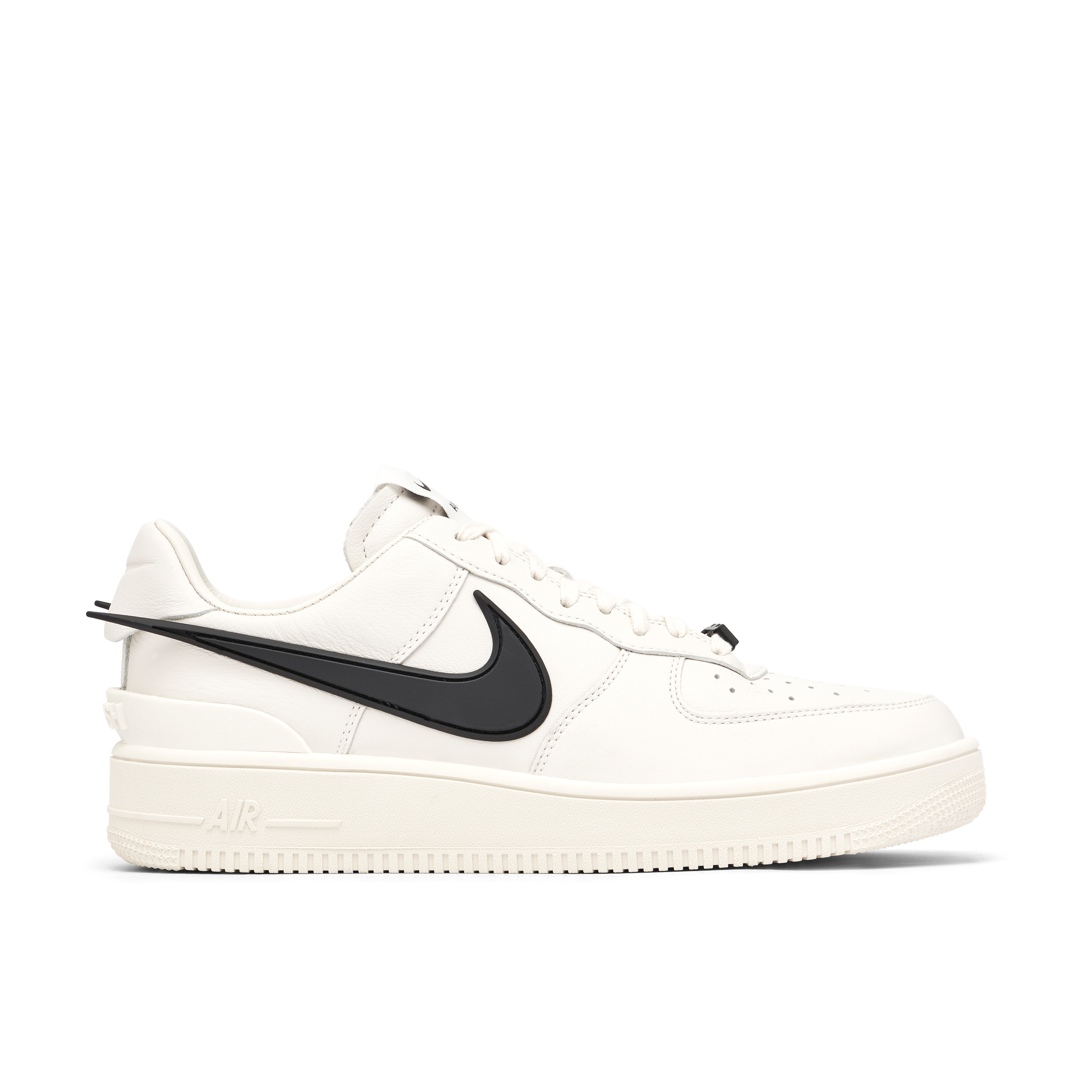 White nike air force 1 with black sales swoosh