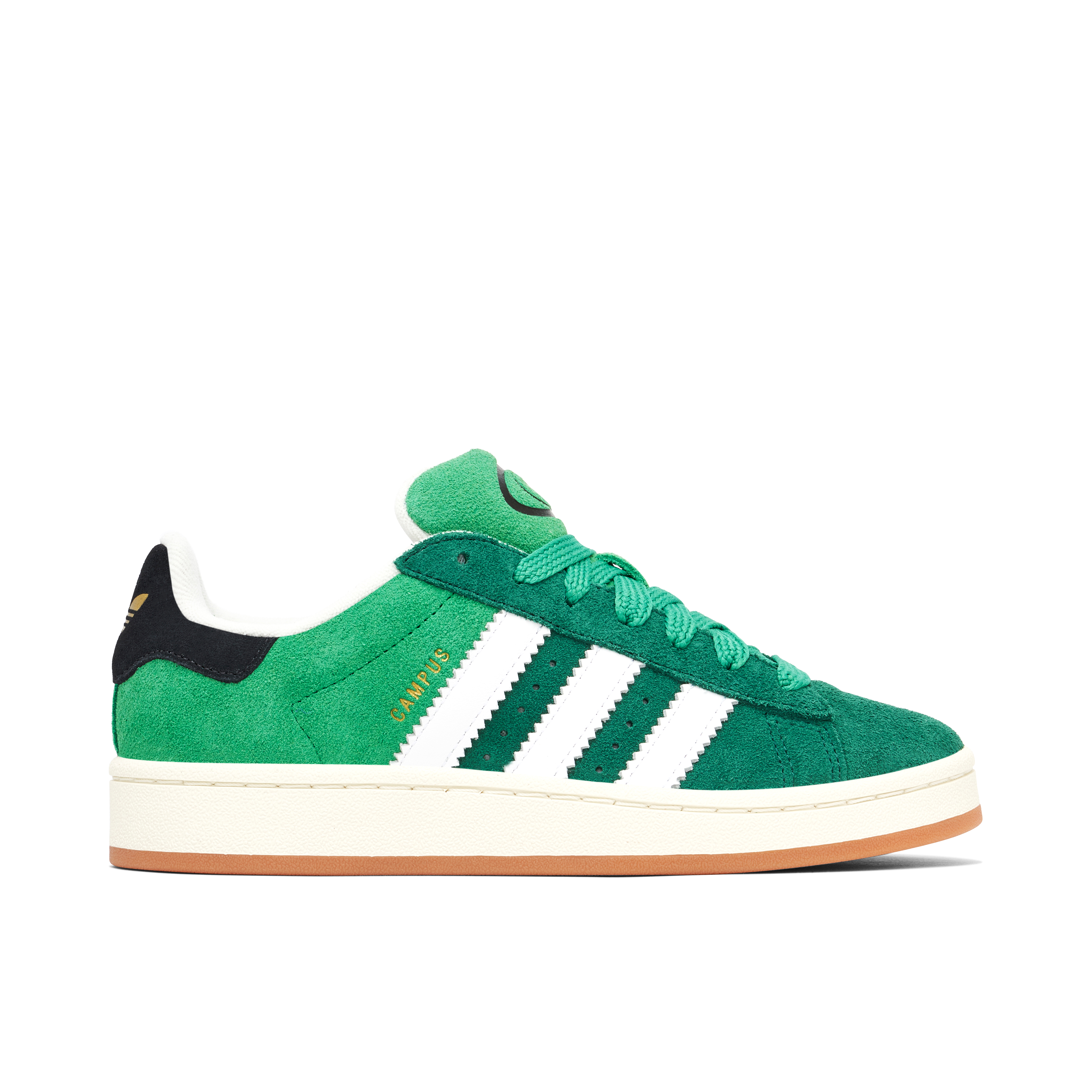 Green adidas campus on sale shoes