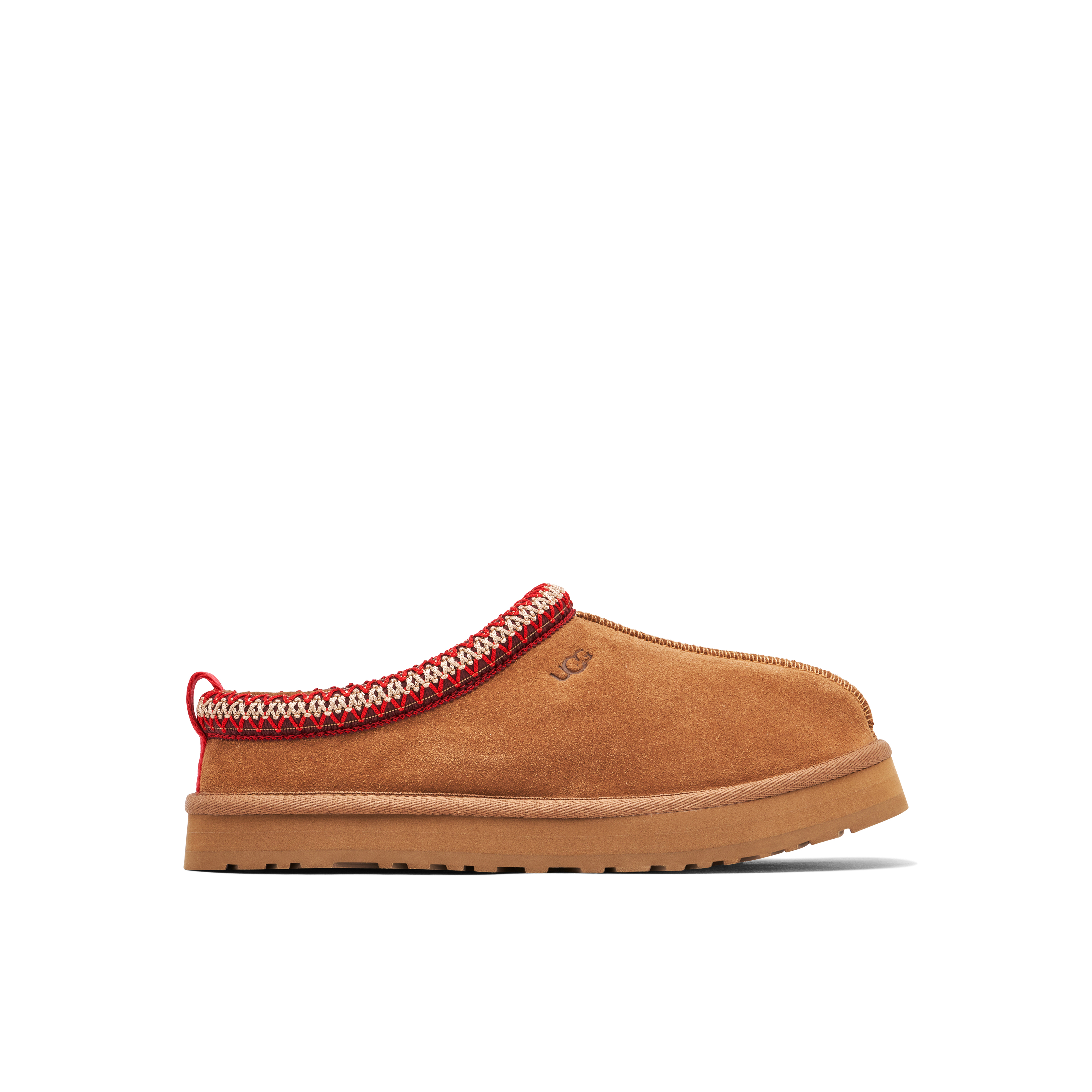 Red ugg 2024 tasman slippers womens