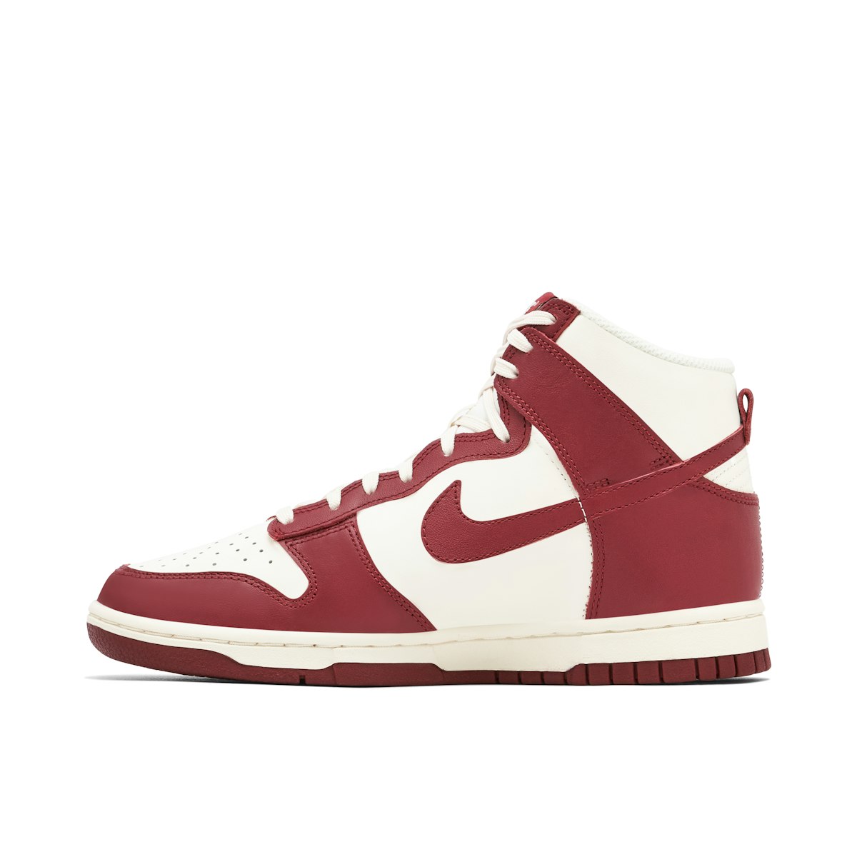 Nike Dunk High Sail Team Red Womens | DD1869-101 | Laced