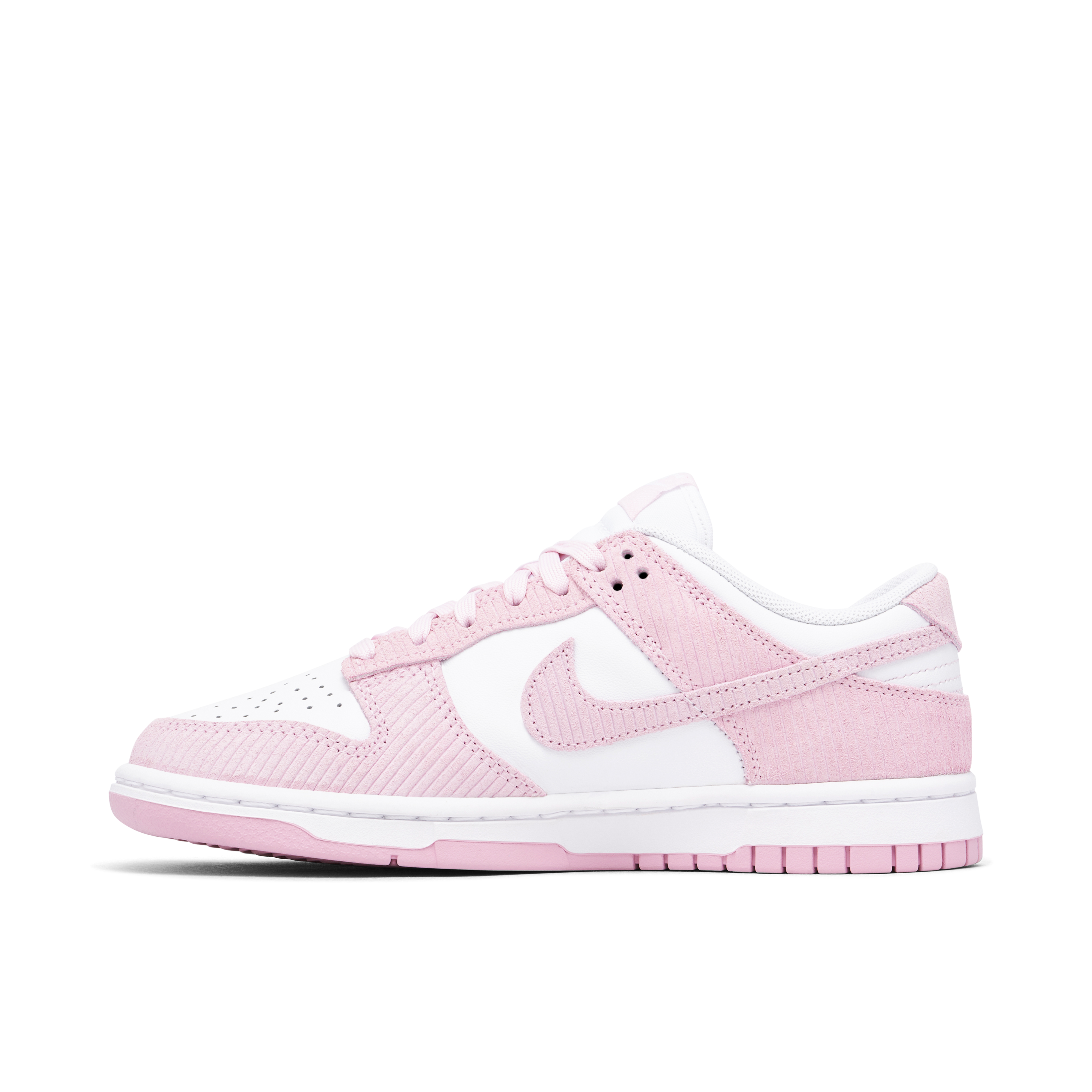 Nike Dunk Low Pink Corduroy Womens | FN7167-100 | Laced