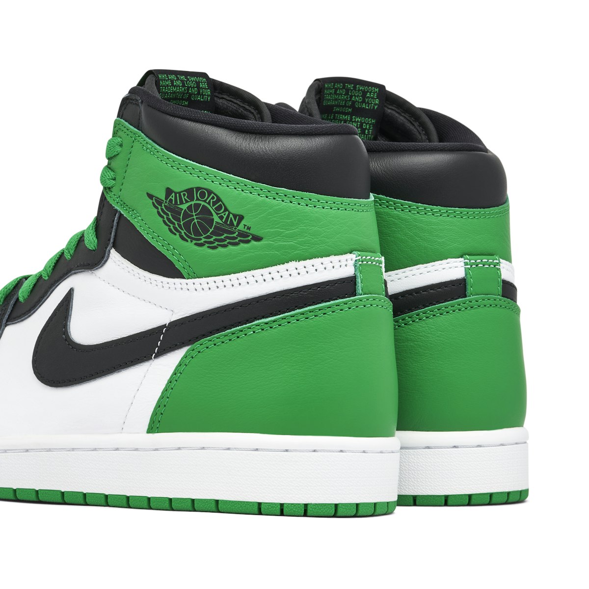 Air Jordan 1 Retro High OG Lucky Green DZ5485031 Laced