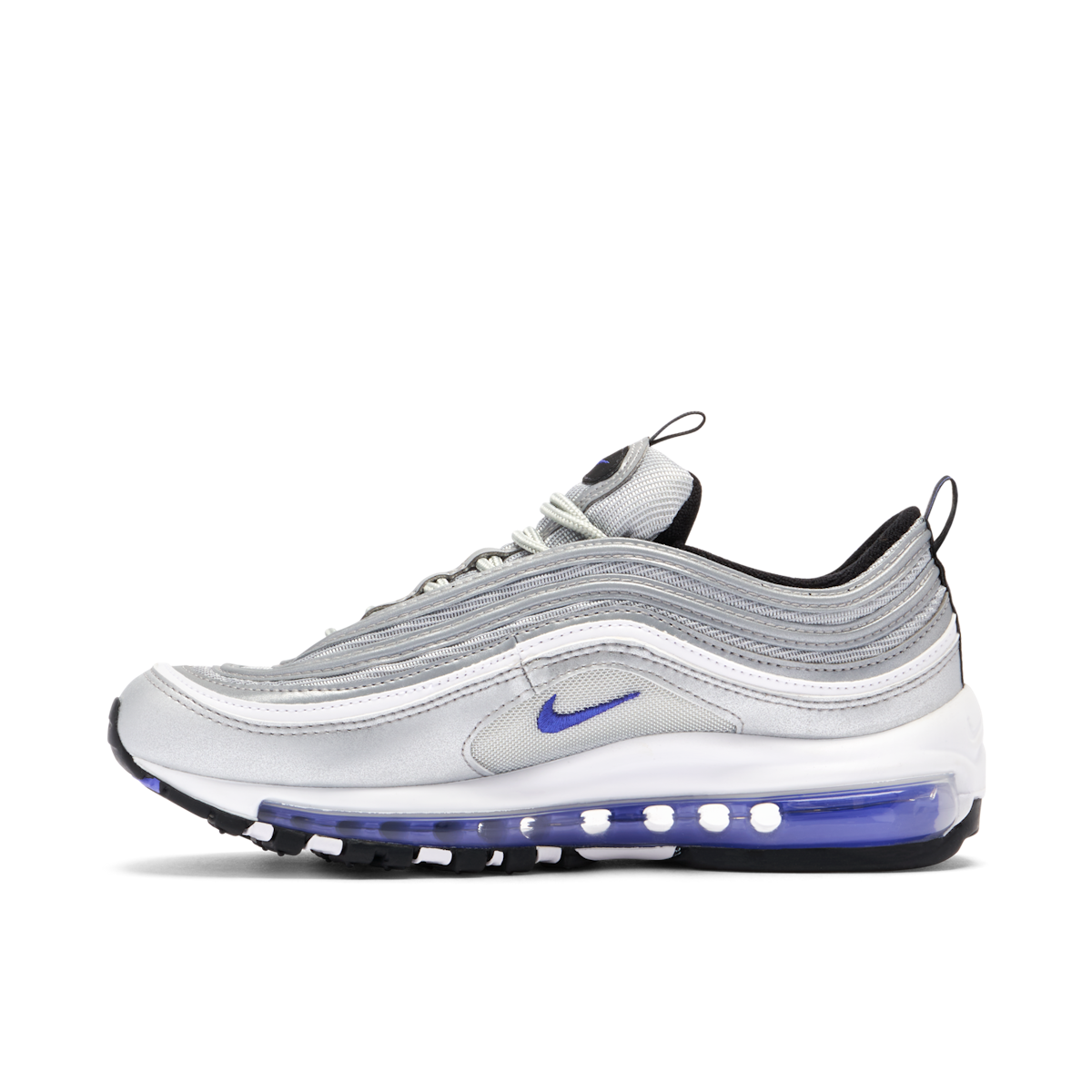 Nike air max sales blue and silver