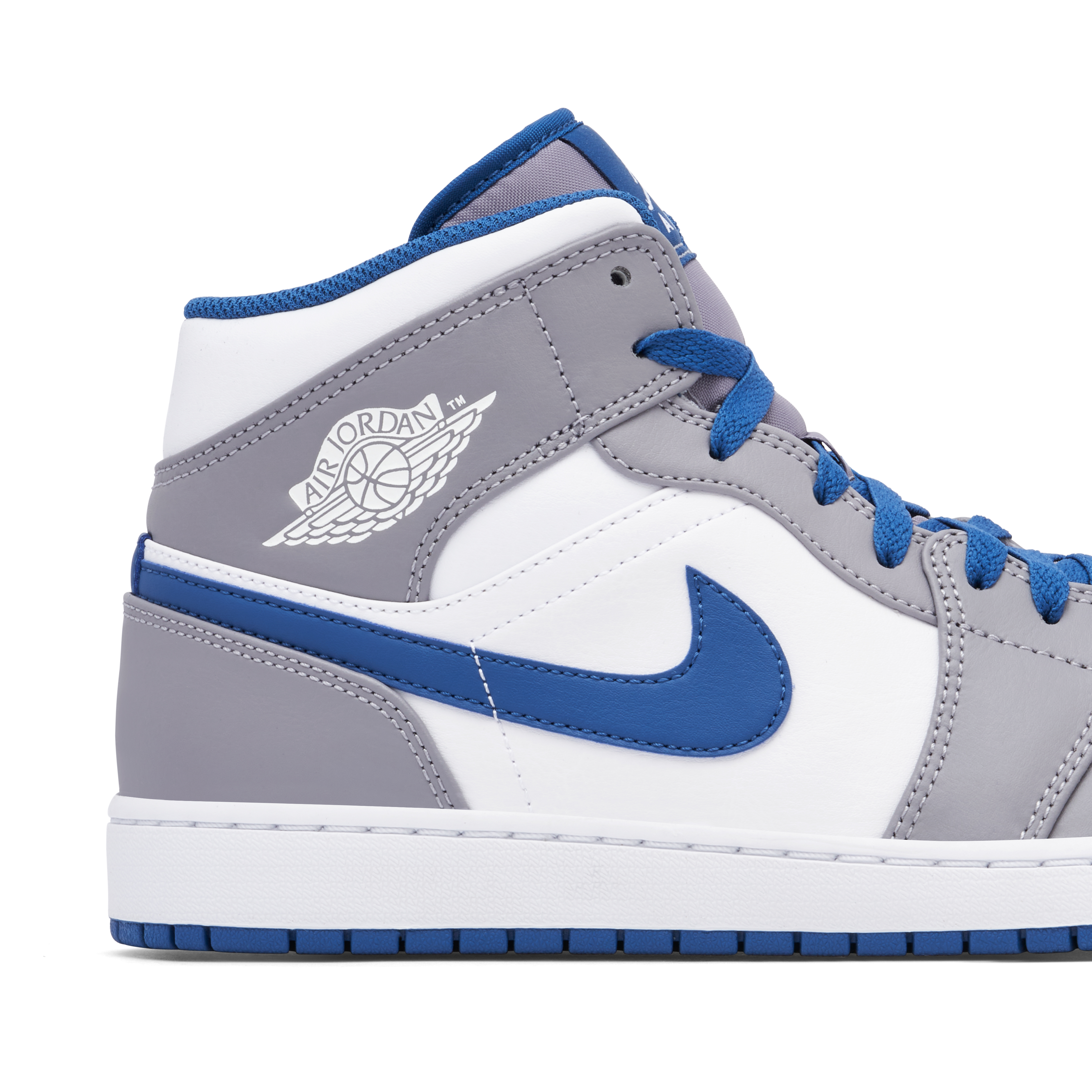 Light blue white top jordan 1