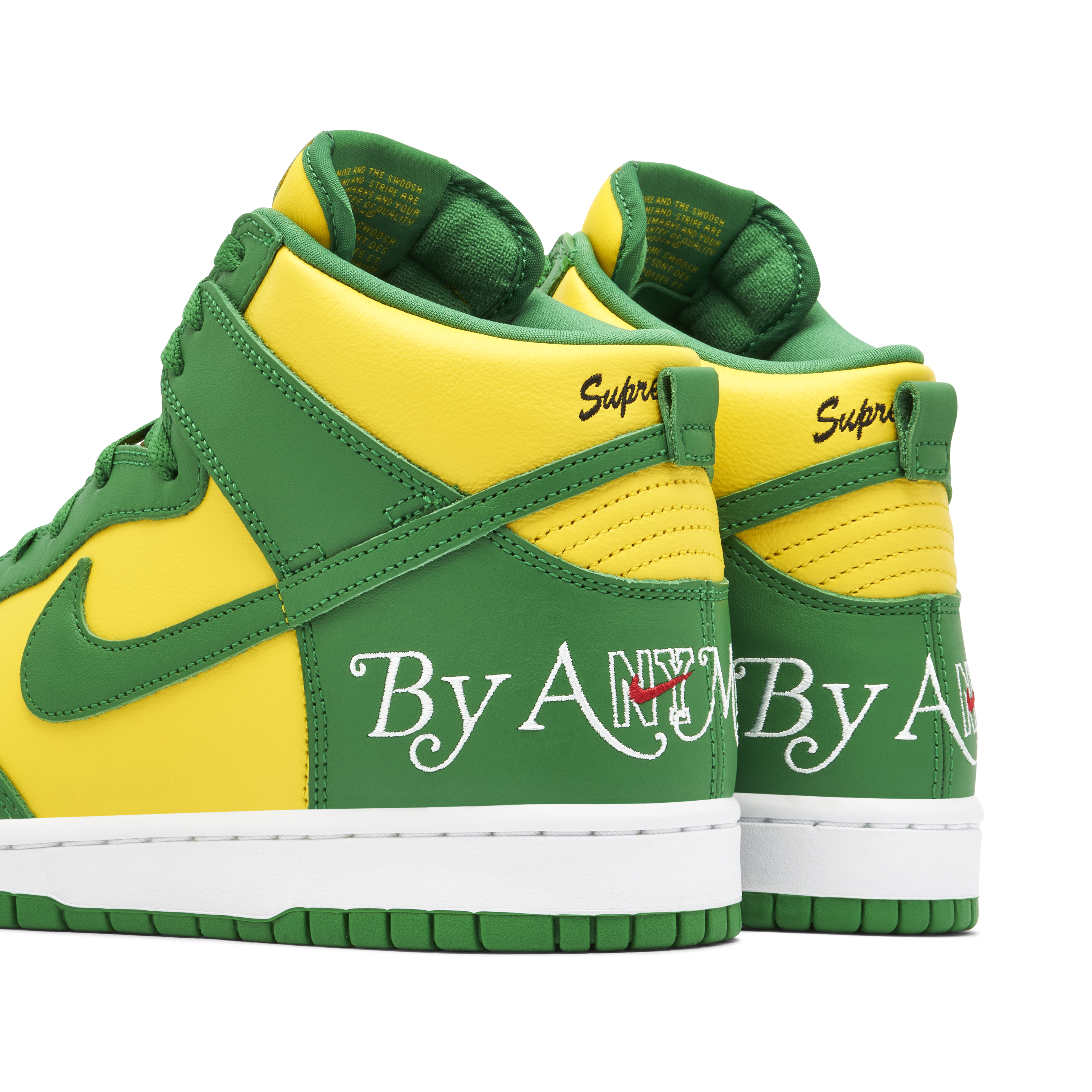 Supreme x Nike SB Dunk High By Any Means Brazil | DN3741-700 | Laced