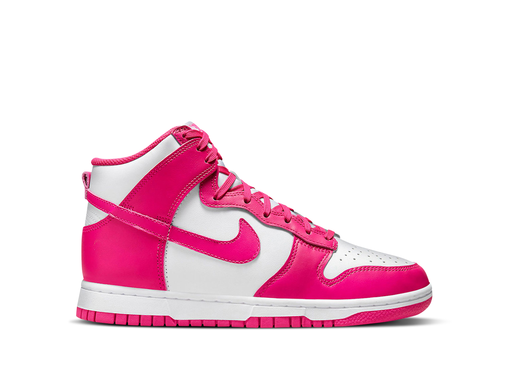pink nike high top sneakers