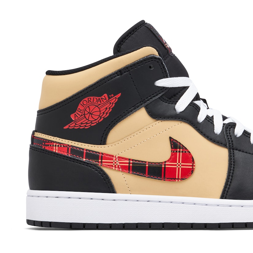 Jordan 1 mid plaid Clearance