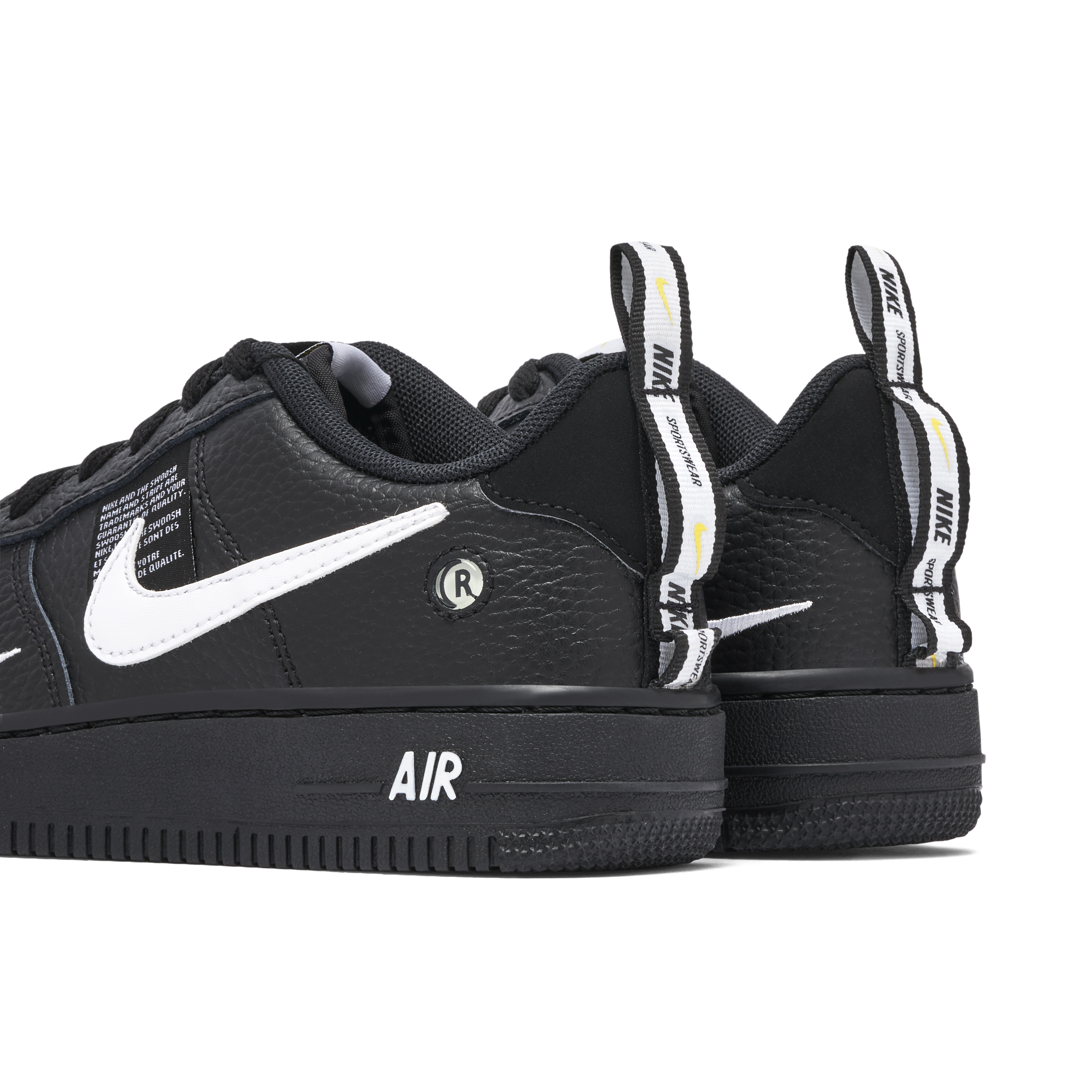 Buy Nike Air Force 1 LV8 Utility Kids Black/White AR1708-001 (Size