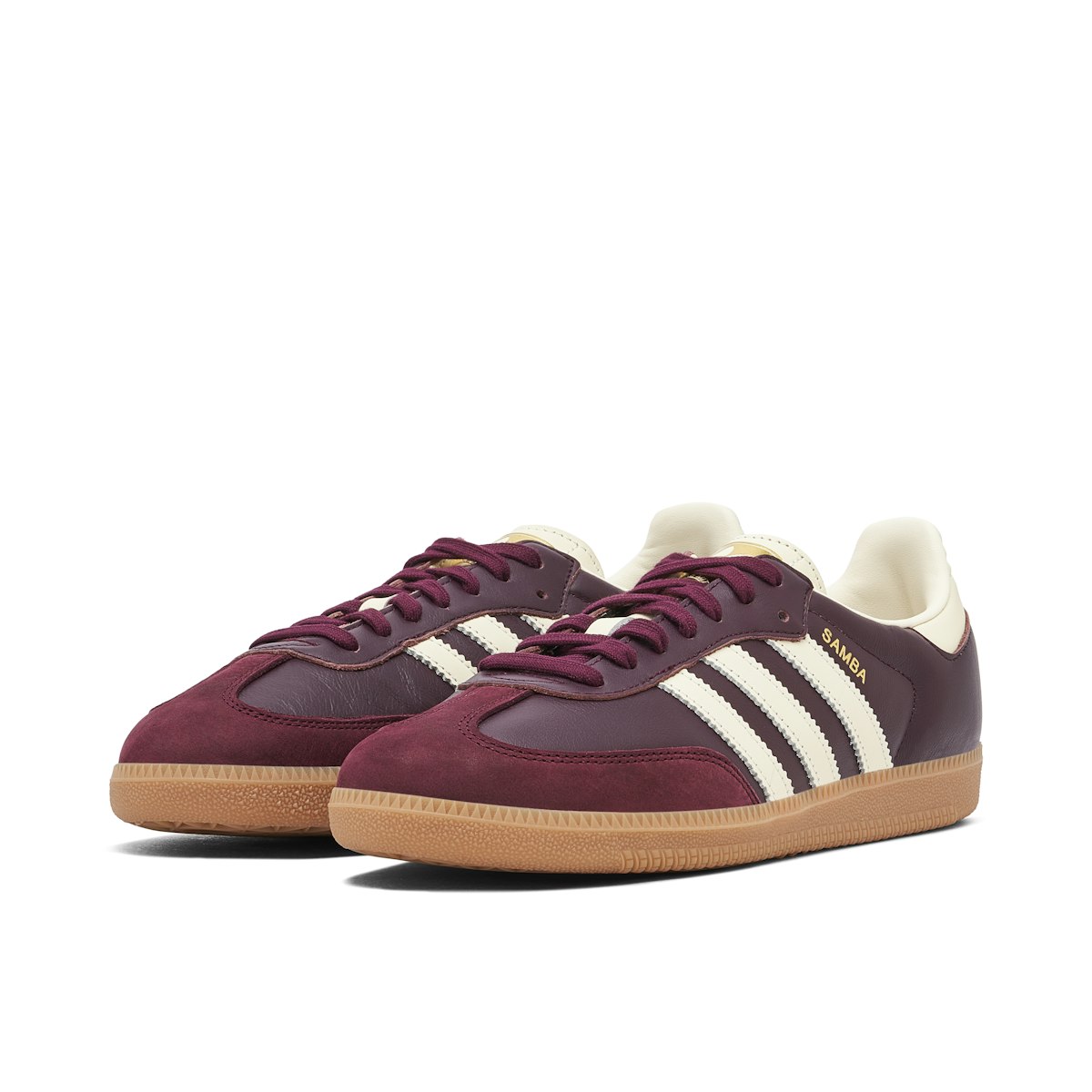 adidas Samba OG Maroon Cream Womens | ID0477 | Laced