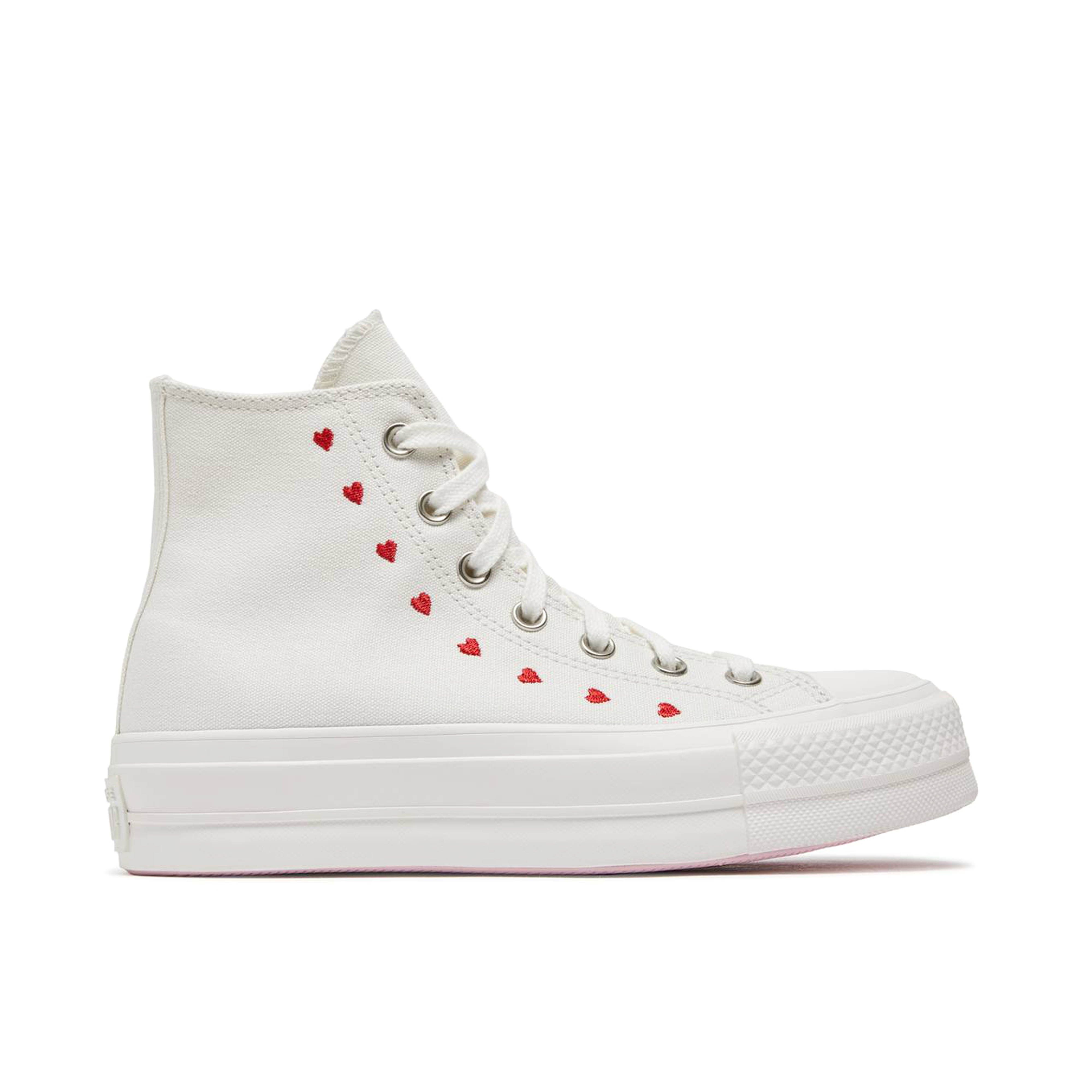 Red hot sale ladies converse