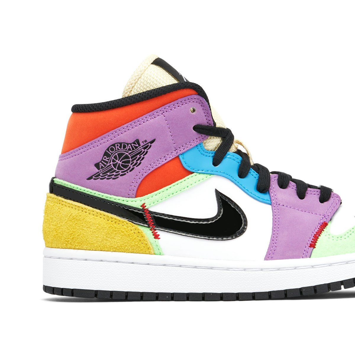 jordan 1 mid se multicolor women's