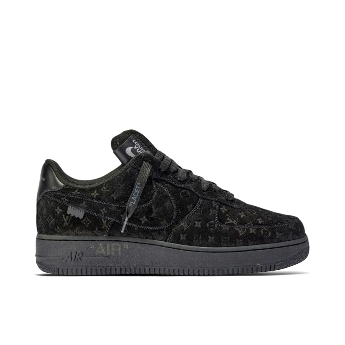 Louis vuitton air force 1 black Clearance