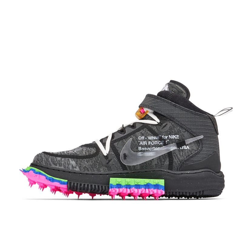 Nike Air Force 1 Mid Off-White Black - DO6290-001 – Lo10M